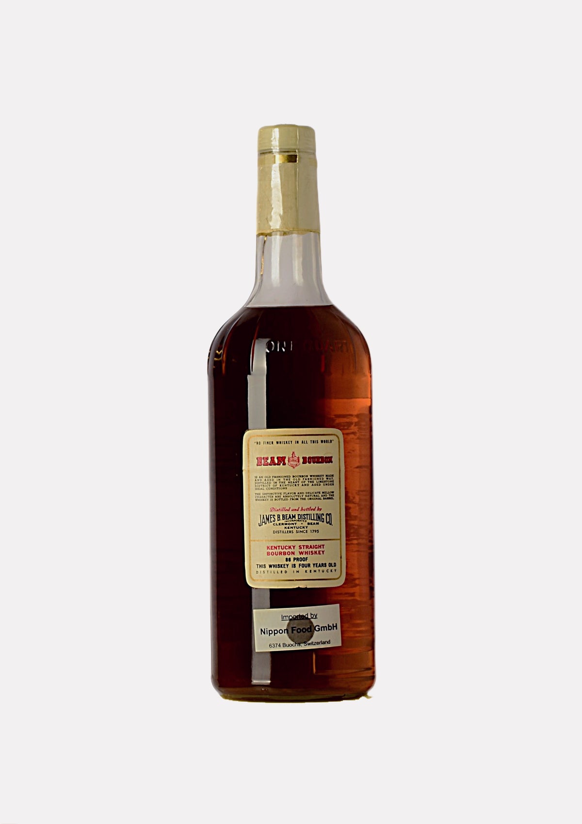 Beam`s Kentucky Straight Bourbon Whiskey