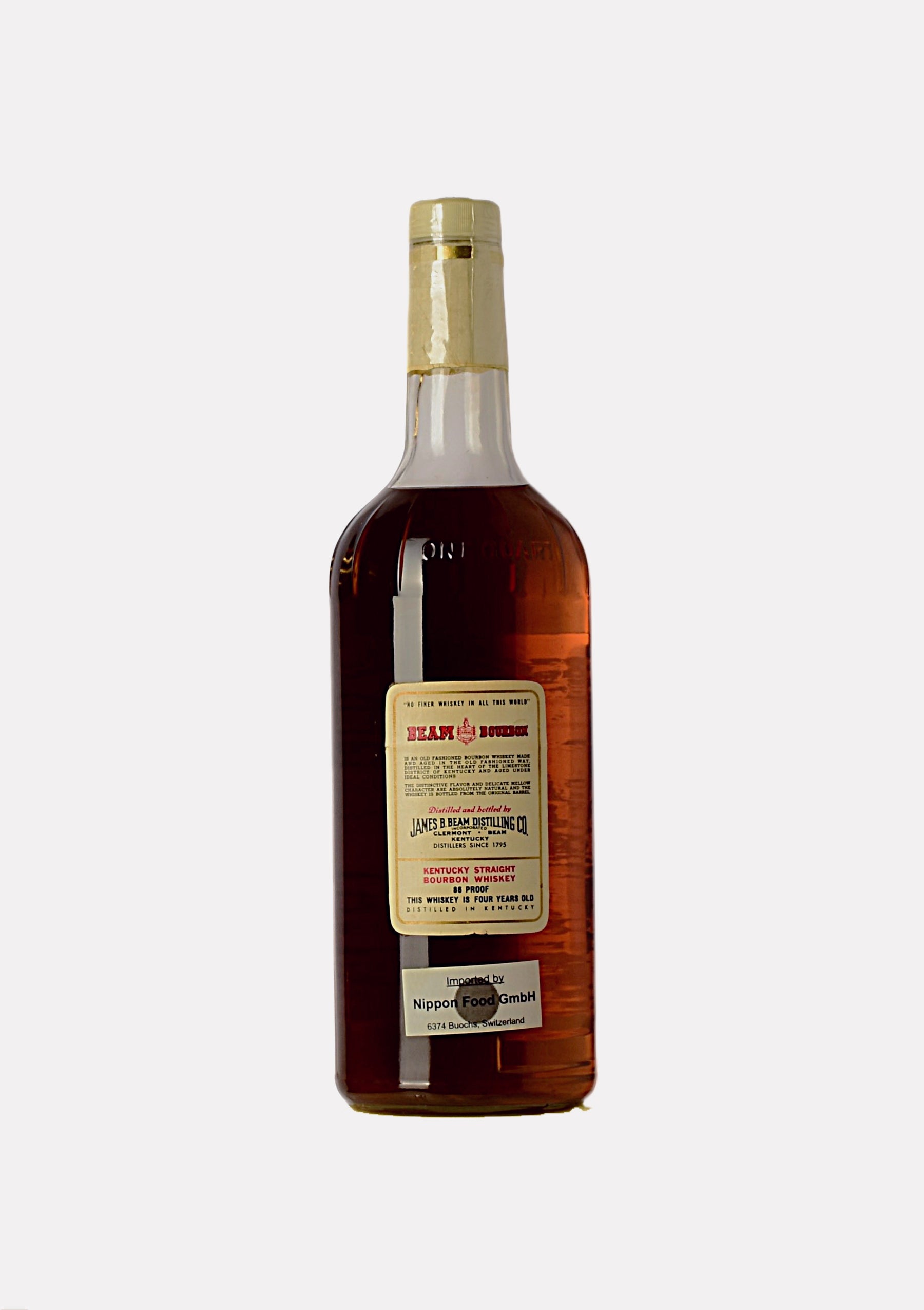 Beam`s Kentucky Straight Bourbon Whiskey