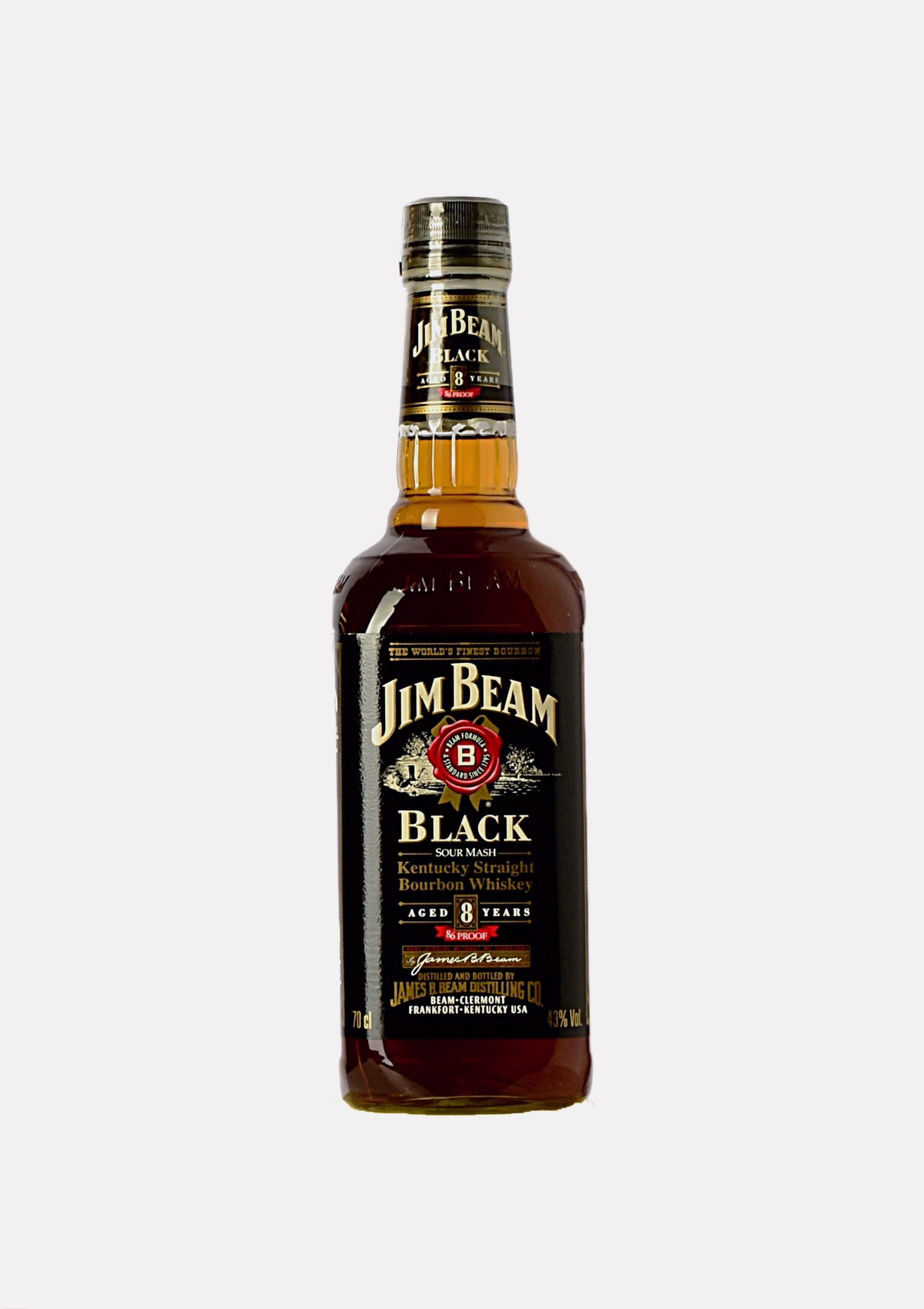 Jim Beam Black Sour Mash Kentucky Straight Bourbon Whiskey 8 Jahre