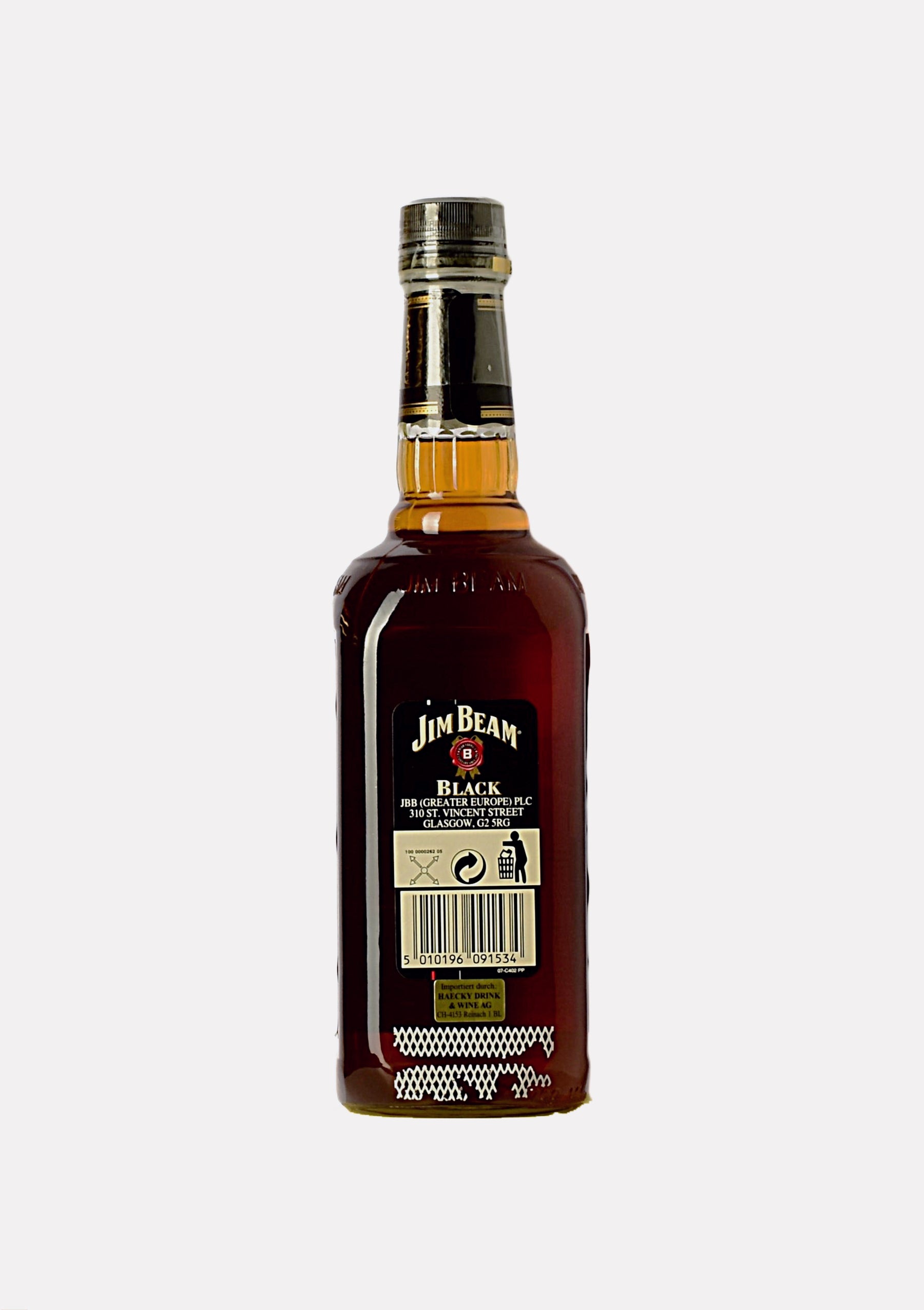 Jim Beam Black Sour Mash Kentucky Straight Bourbon Whiskey 8 Jahre