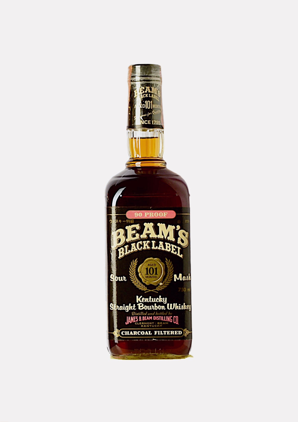 Beam`s Black Label Kentucky Straight Bourbon Whiskey 101 Months