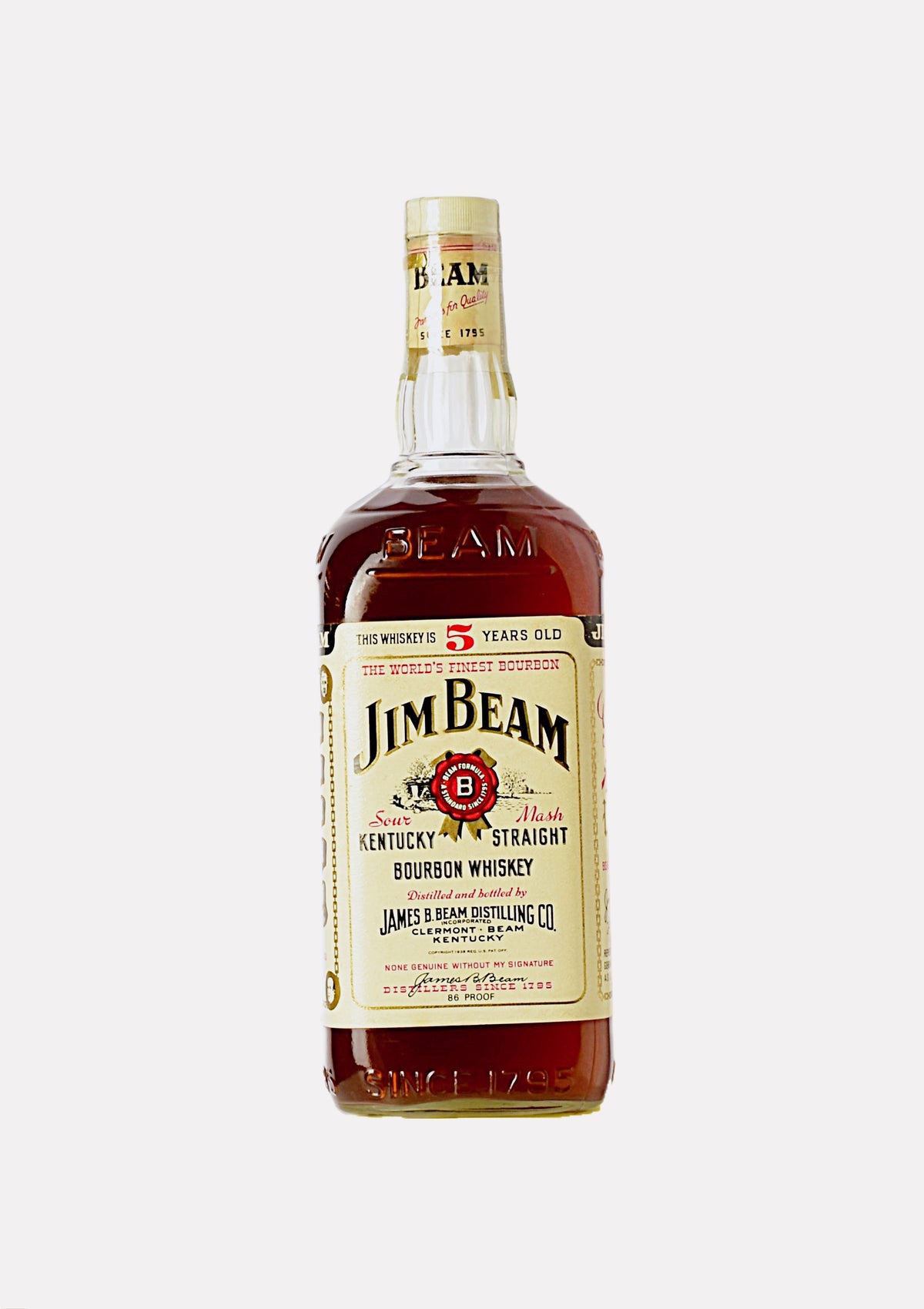 Jim Beam Kentucky Straight Bourbon Whiskey 5 Jahre