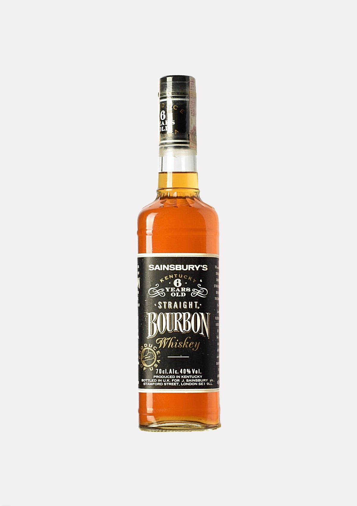 Sainsbury`s Kentucky Straight Bourbon Whiskey 6 Jahre