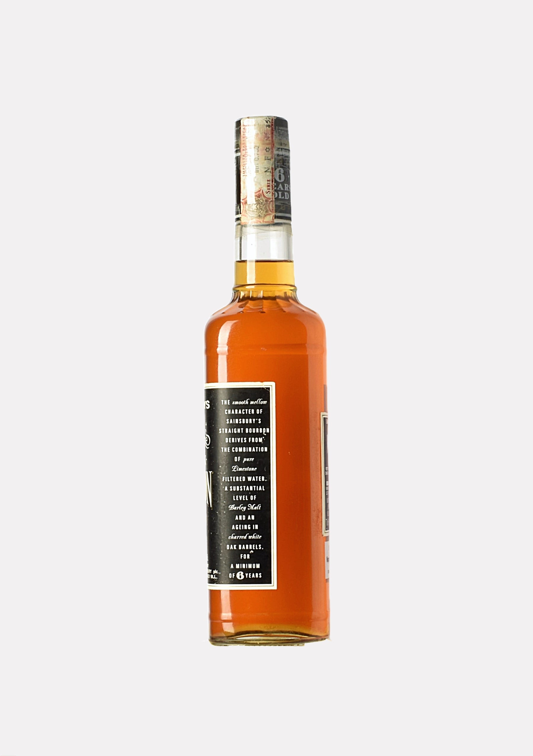 Sainsbury`s Kentucky Straight Bourbon Whiskey 6 Jahre