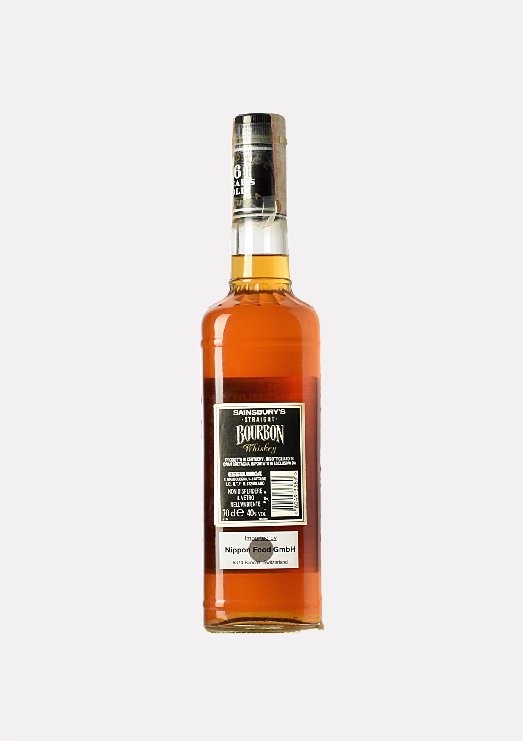 Sainsbury`s Kentucky Straight Bourbon Whiskey 6 Jahre