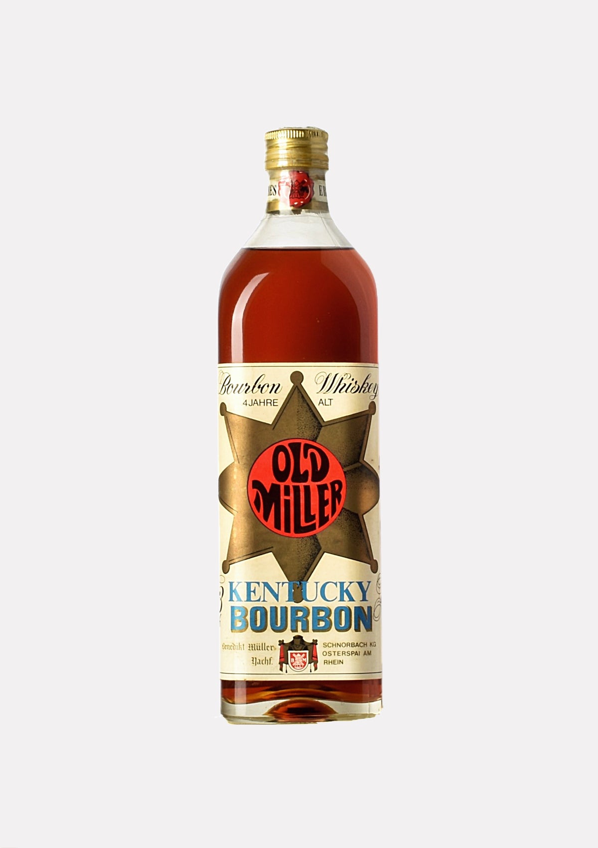 Old Miller Kentucky Bourbon Whiskey 4 Jahre