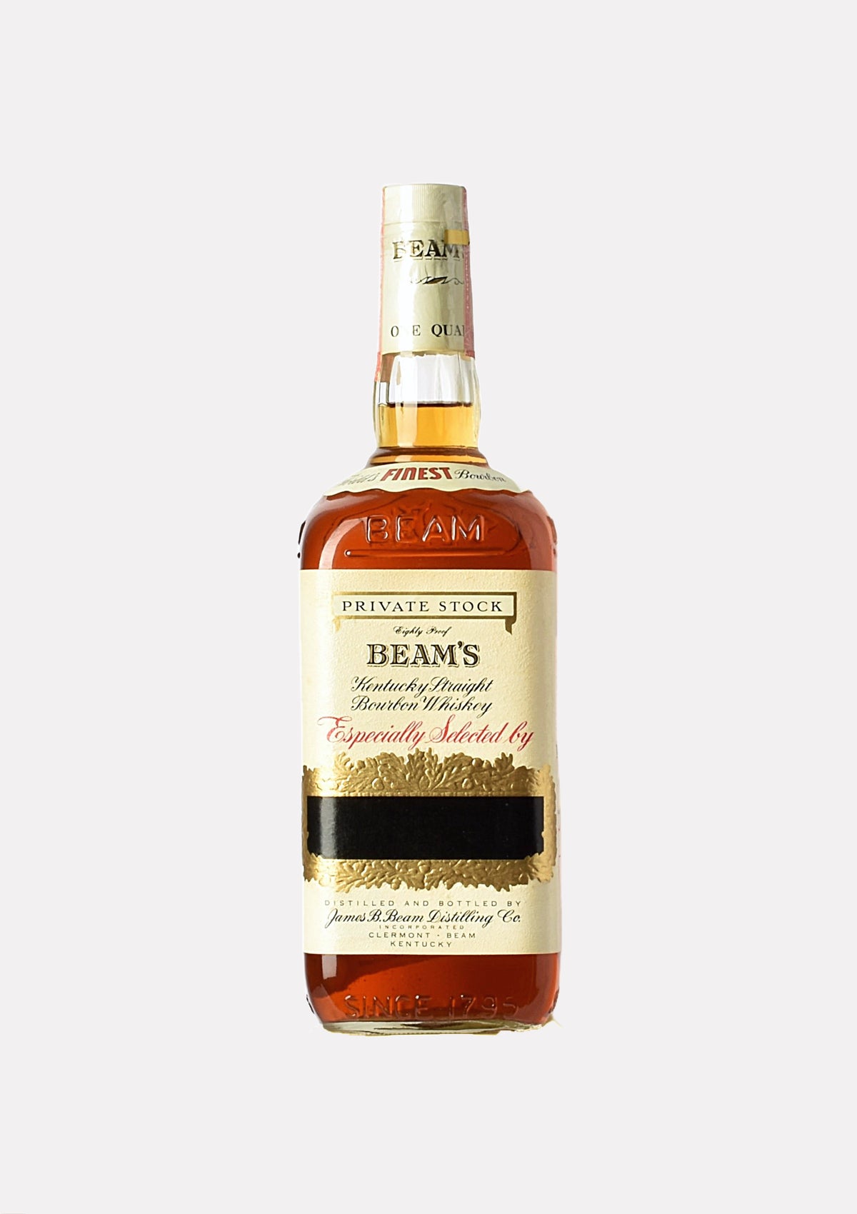 Beam`s Kentucky Straight Bourbon Whiskey