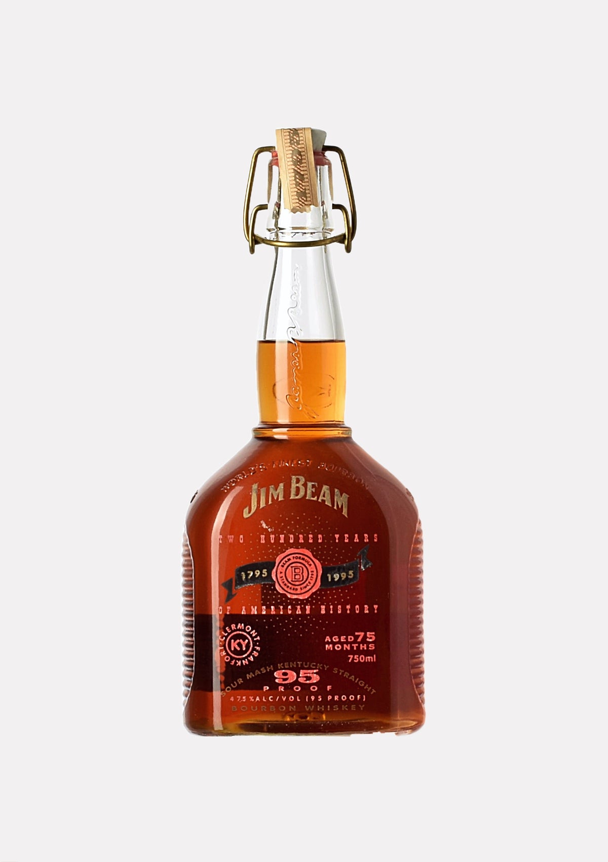 Jim Beam 1795- 1995 200th Anniversary Limited Edition 75 month