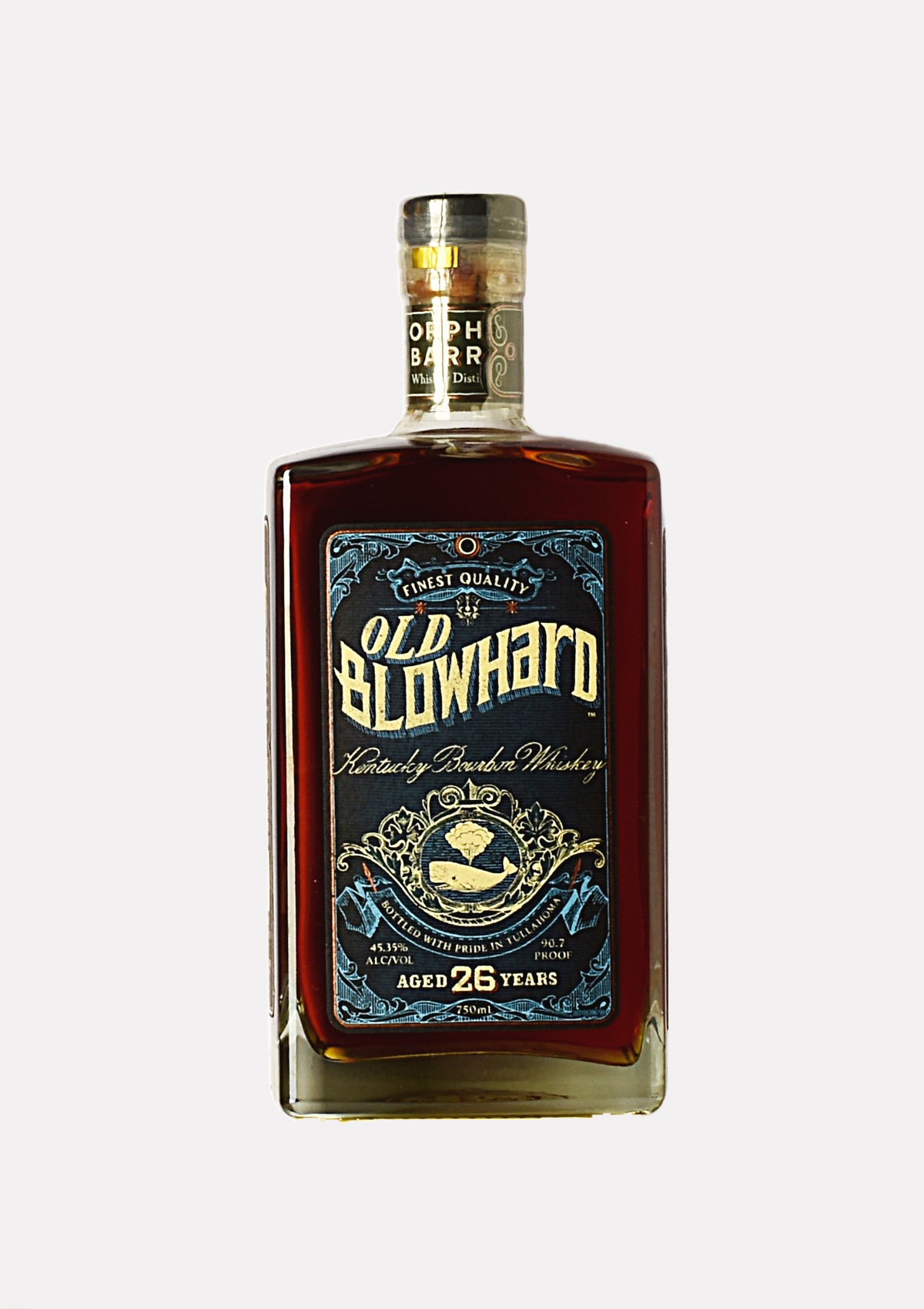 Old Blowhard Kentucky Bourbon Whiskey 26 years