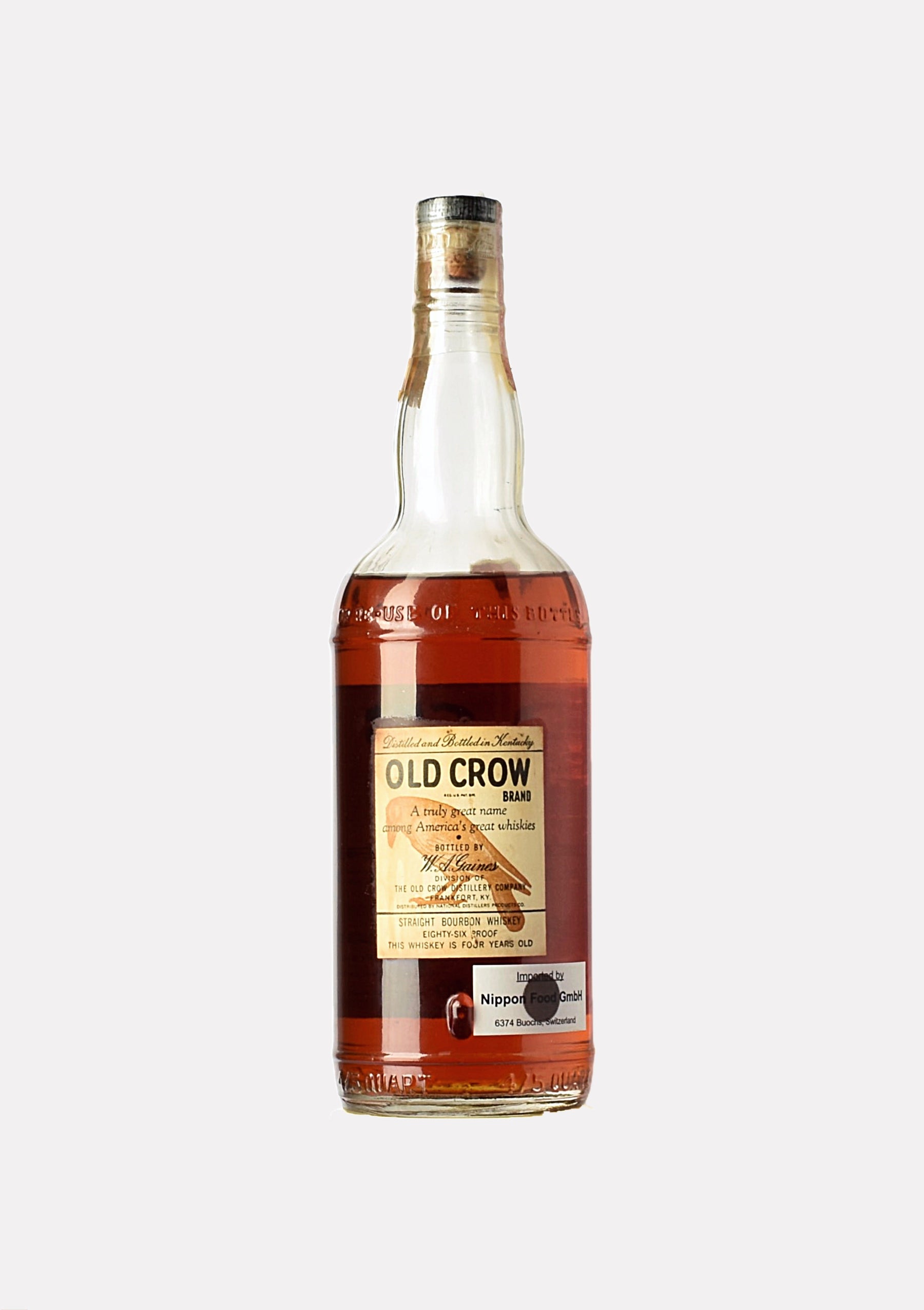 Old Crow Kentucky Straight Bourbon Whiskey 4 Jahre