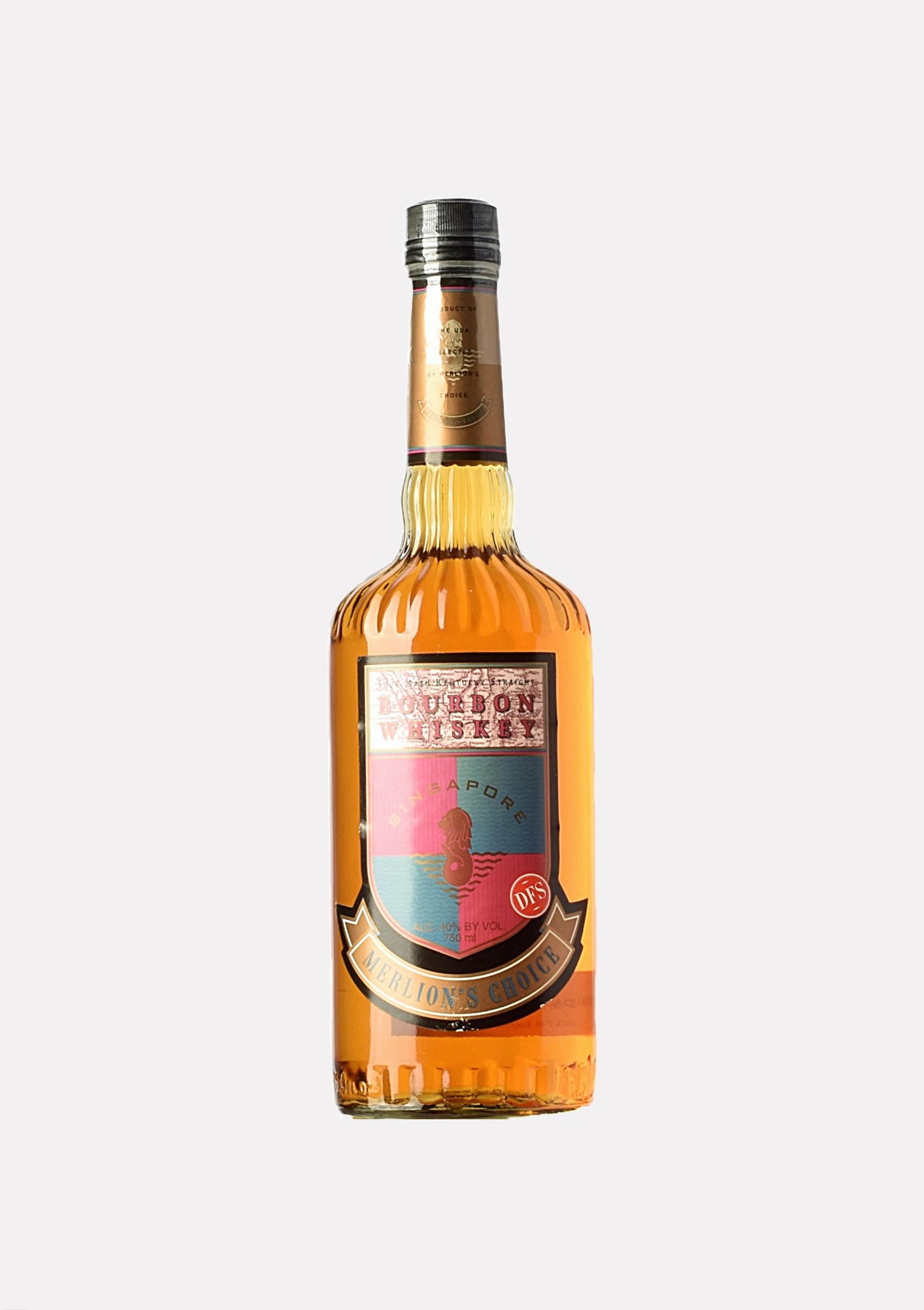 Singapore Merlion`s Choice Bourbon Whiskey