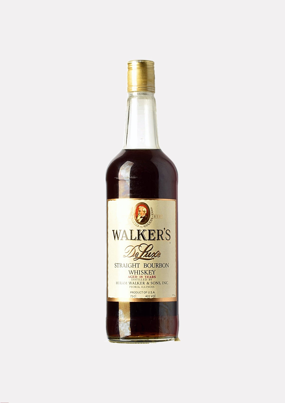 Walker`s De Luxe Straight Bourbon Whiskey 18 Jahre