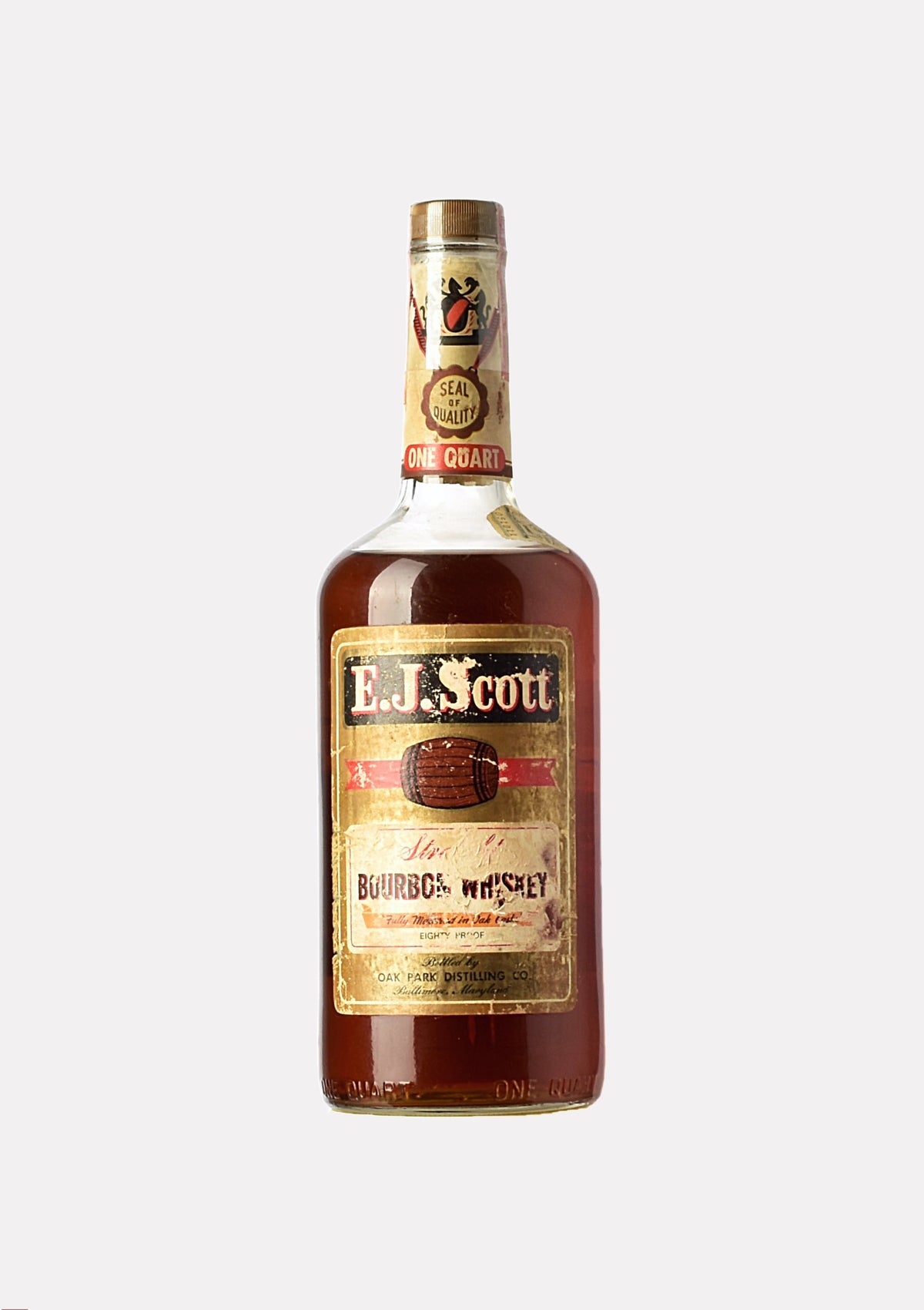 E.J. Scott Straight Bourbon Whiskey 4 Jahre