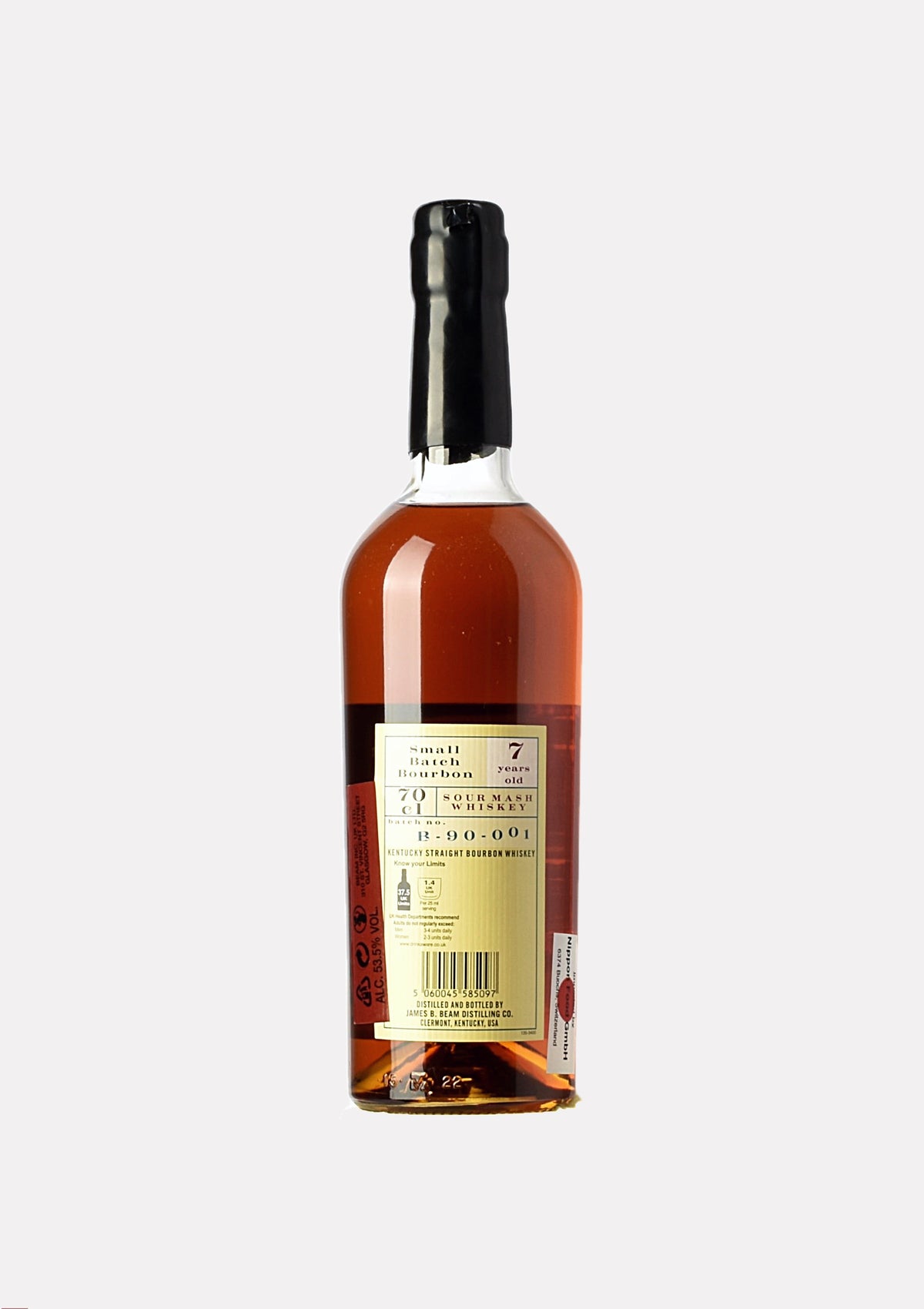 Baker`s Kentucky Straight Bourbon Whiskey 7 Jahre 107 Proof Batch: B-90-001