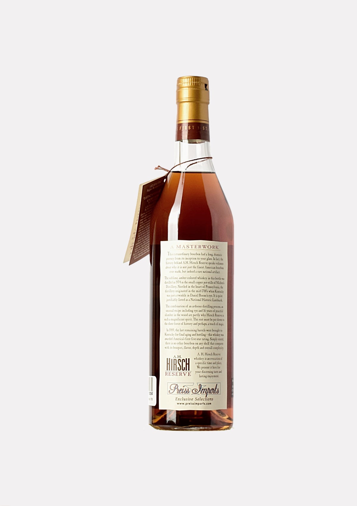 Hirsch Reserve Straight Bourbon Whiskey 16 Jahre