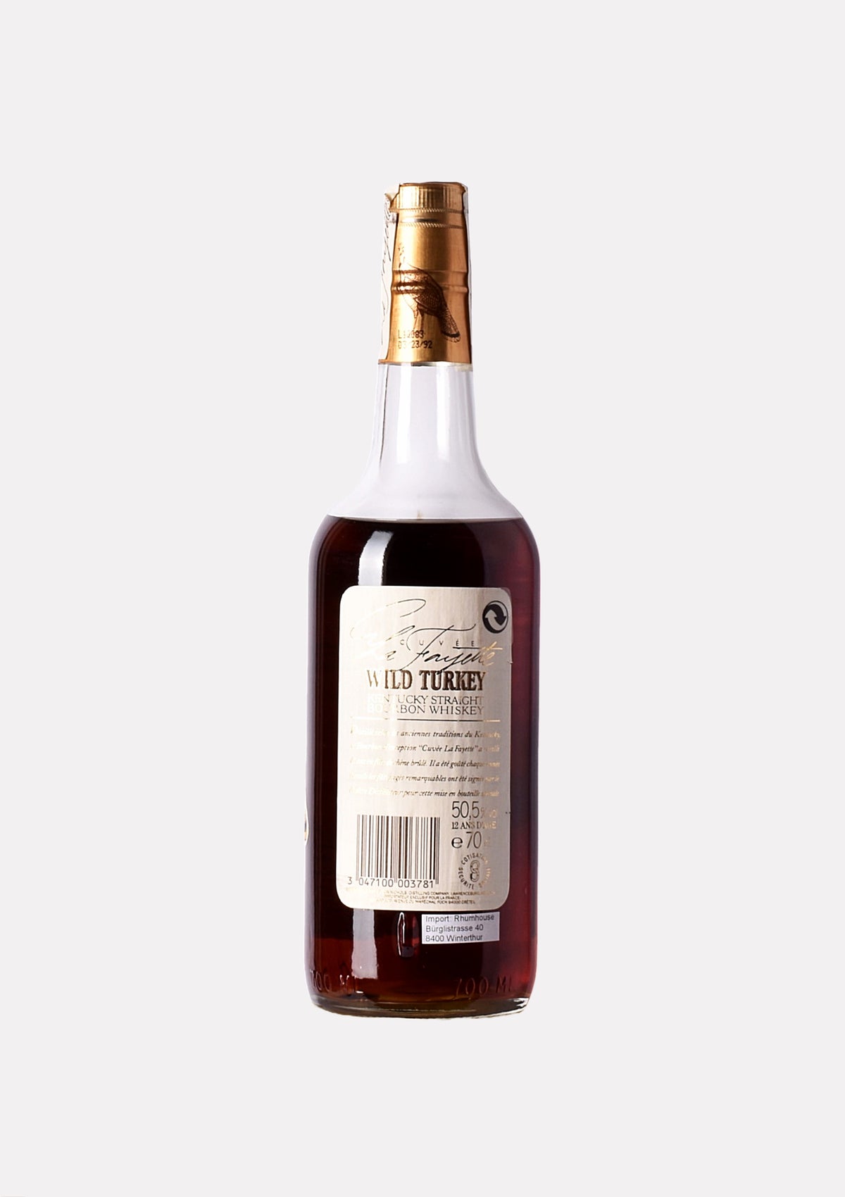 Wild Turkey Cuvée La Fayette Kentucky Straight Bourbon Whiskey 12 Jahre