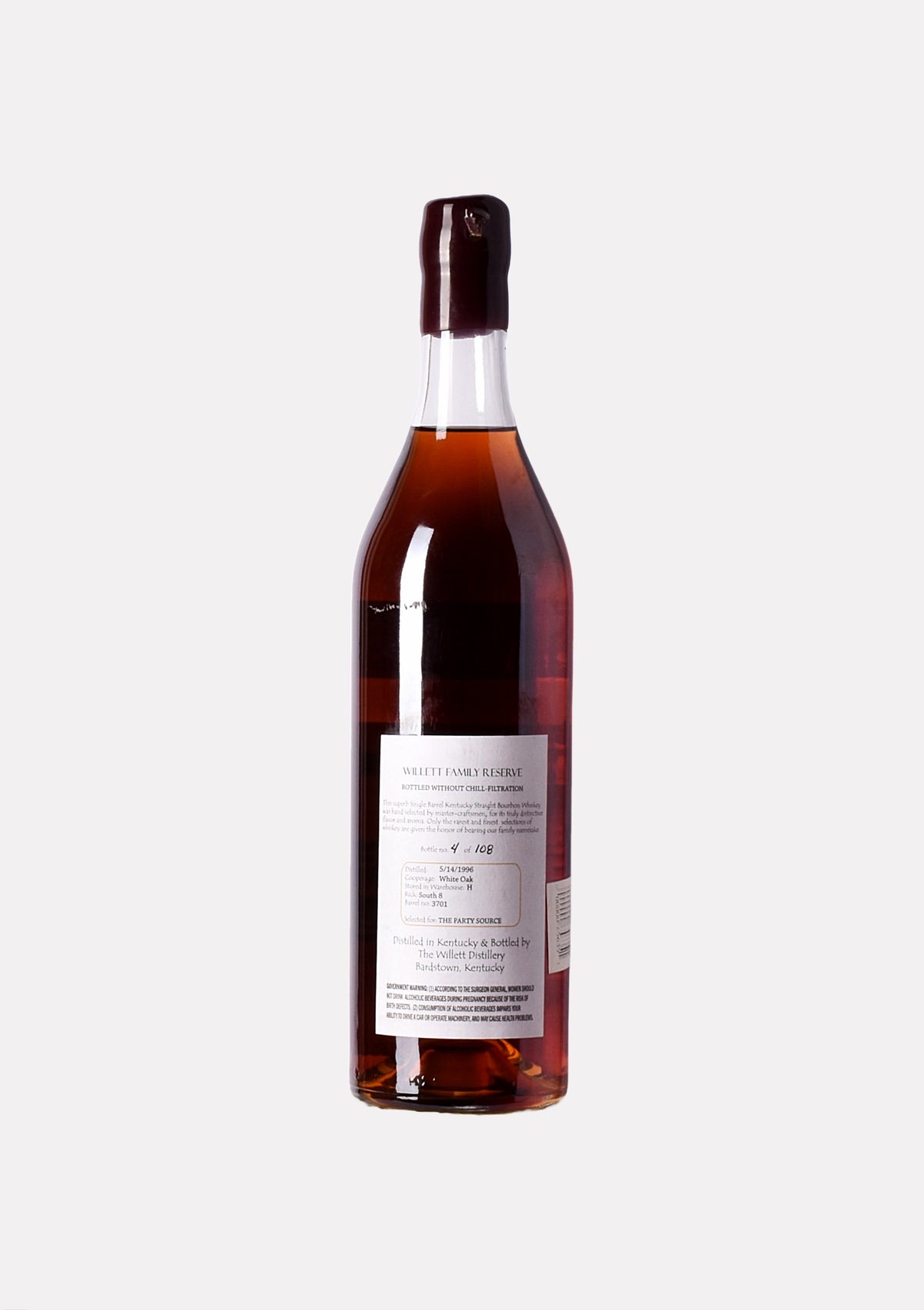 Willett Kentucky Straight Bourbon Whiskey 13 Jahre 113.4 Proof