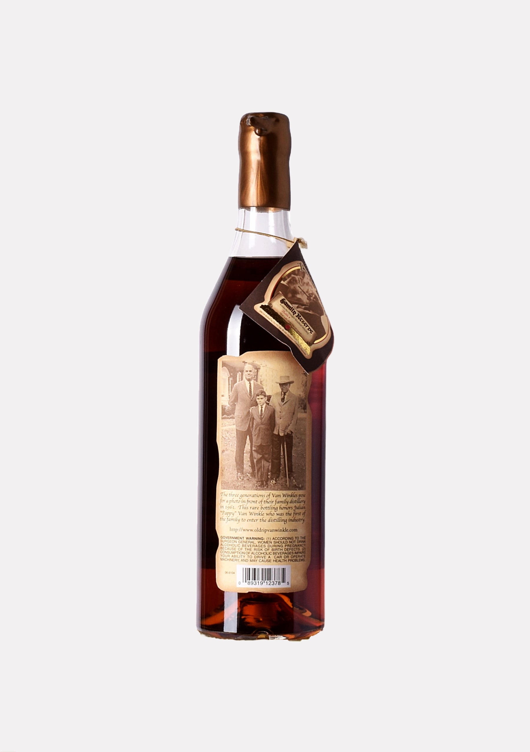 Pappy Van Winkle`s Family Reserve 23 Jahre Bottle A1575 (Frankfort)