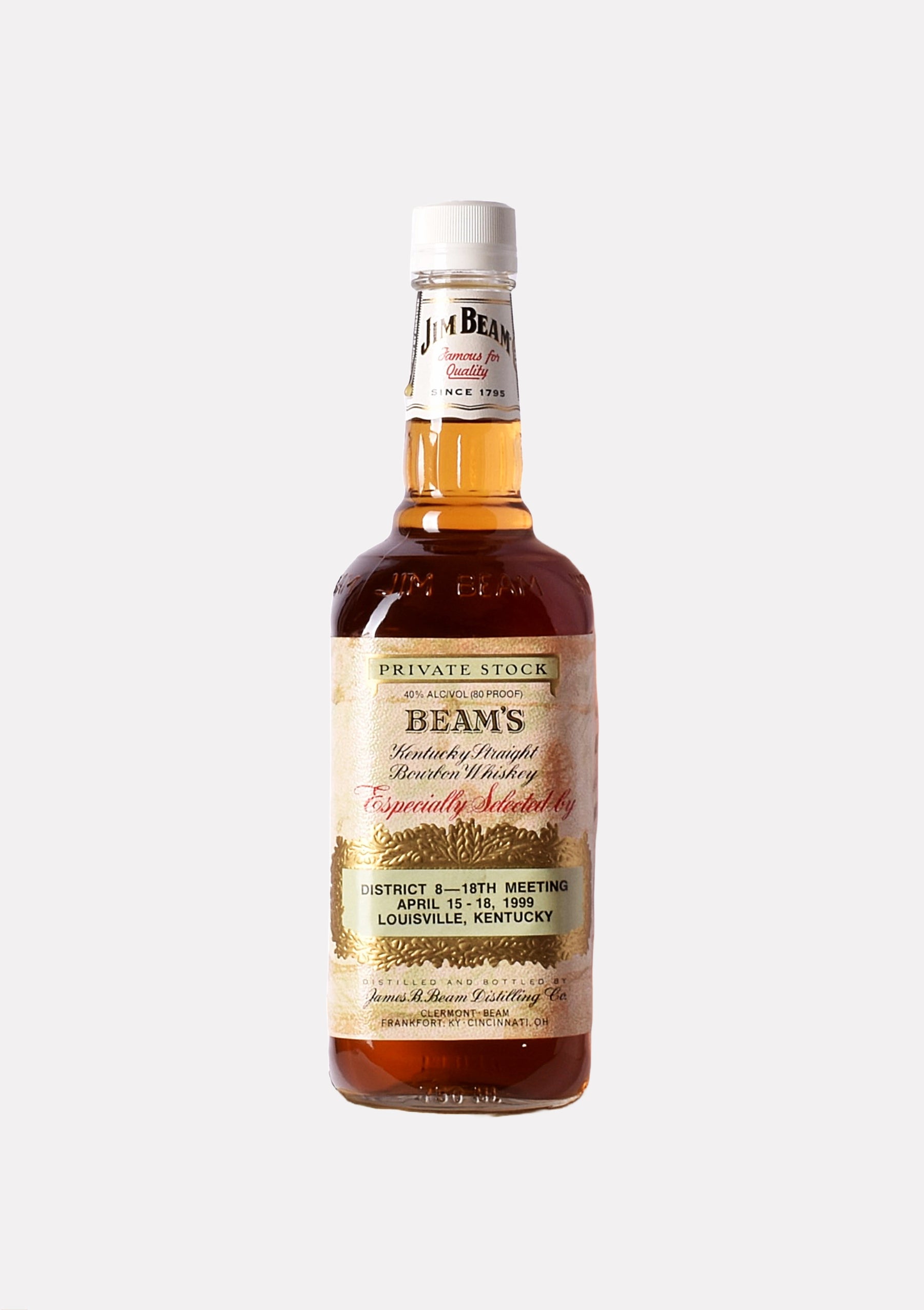 Beam`s Kentucky Straight Bourbon Whiskey 1999