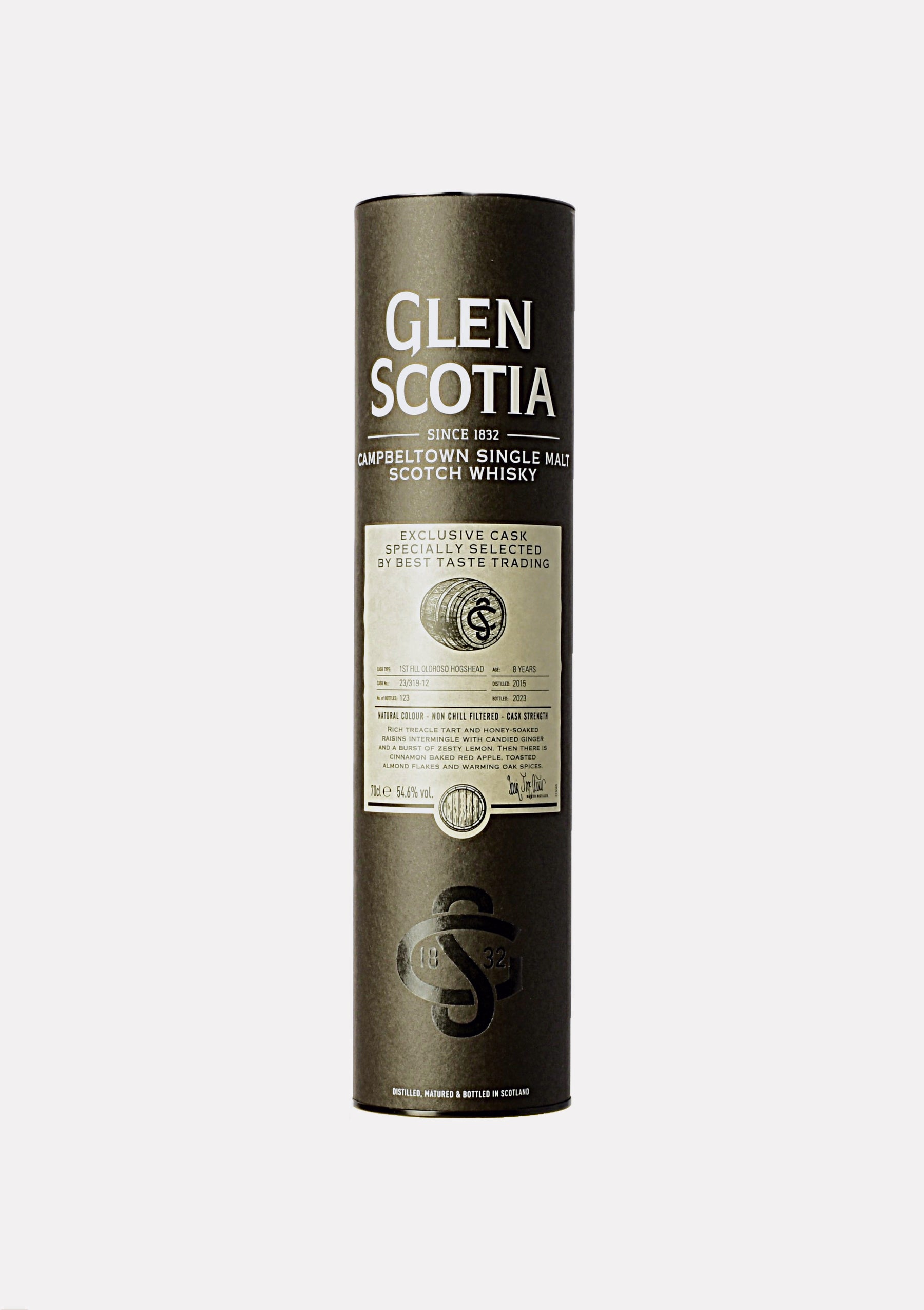 Glen Scotia 2015- 2023 8 Jahre