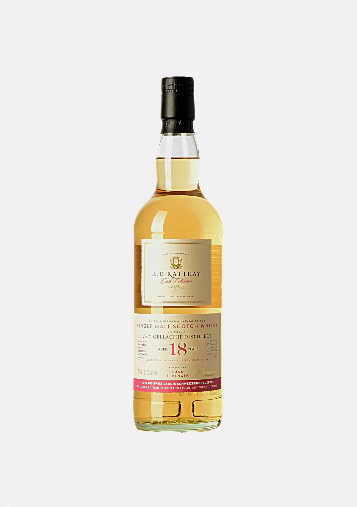 Craigellachie 2003- 2021 18 Jahre Swiss Laddie