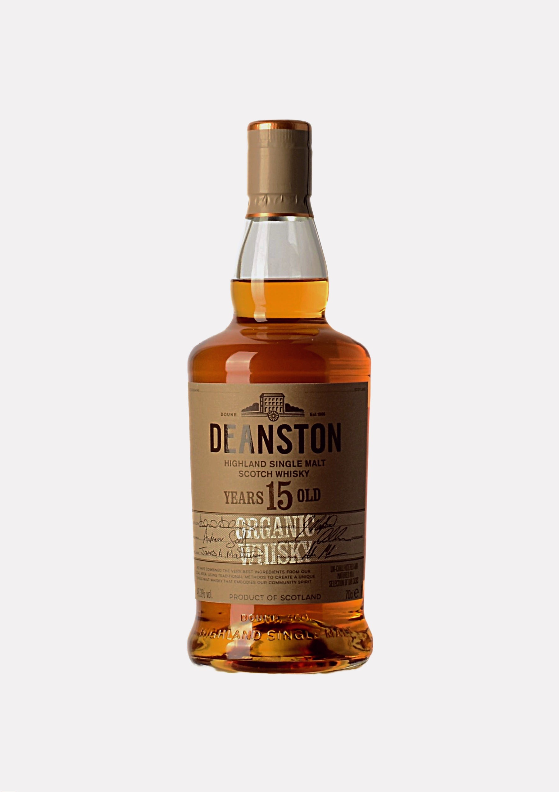 Deanston Organic Whisky 15 Jahre