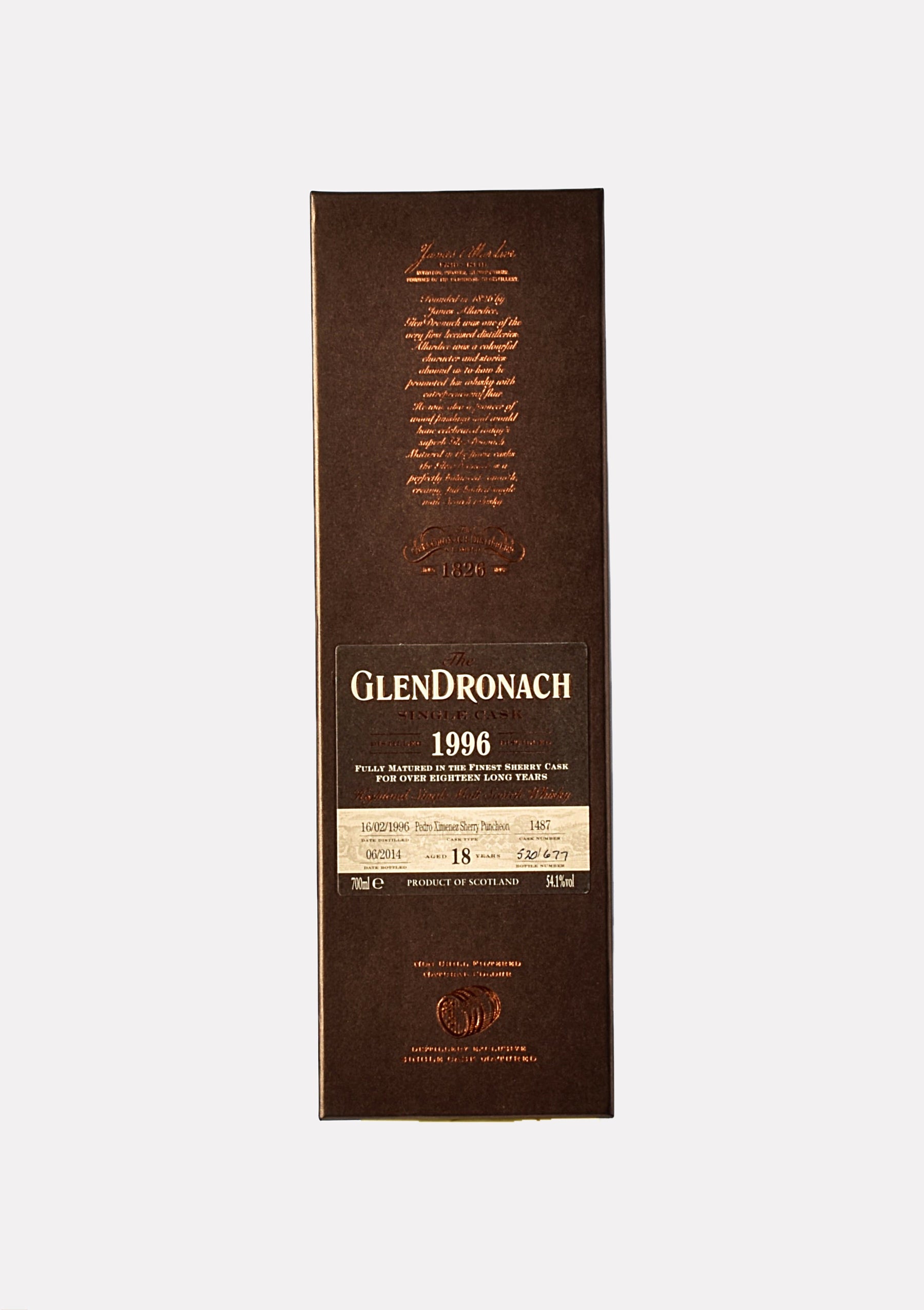 Glendronach 1996- 2014 18 Jahre Batch 10