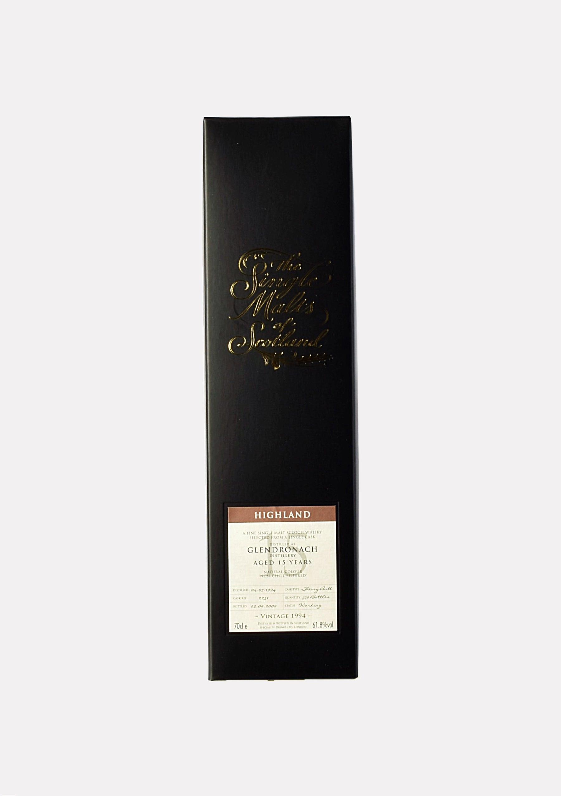 Glendronach 1994- 2009 15 Jahre The Single Malts of Scotland