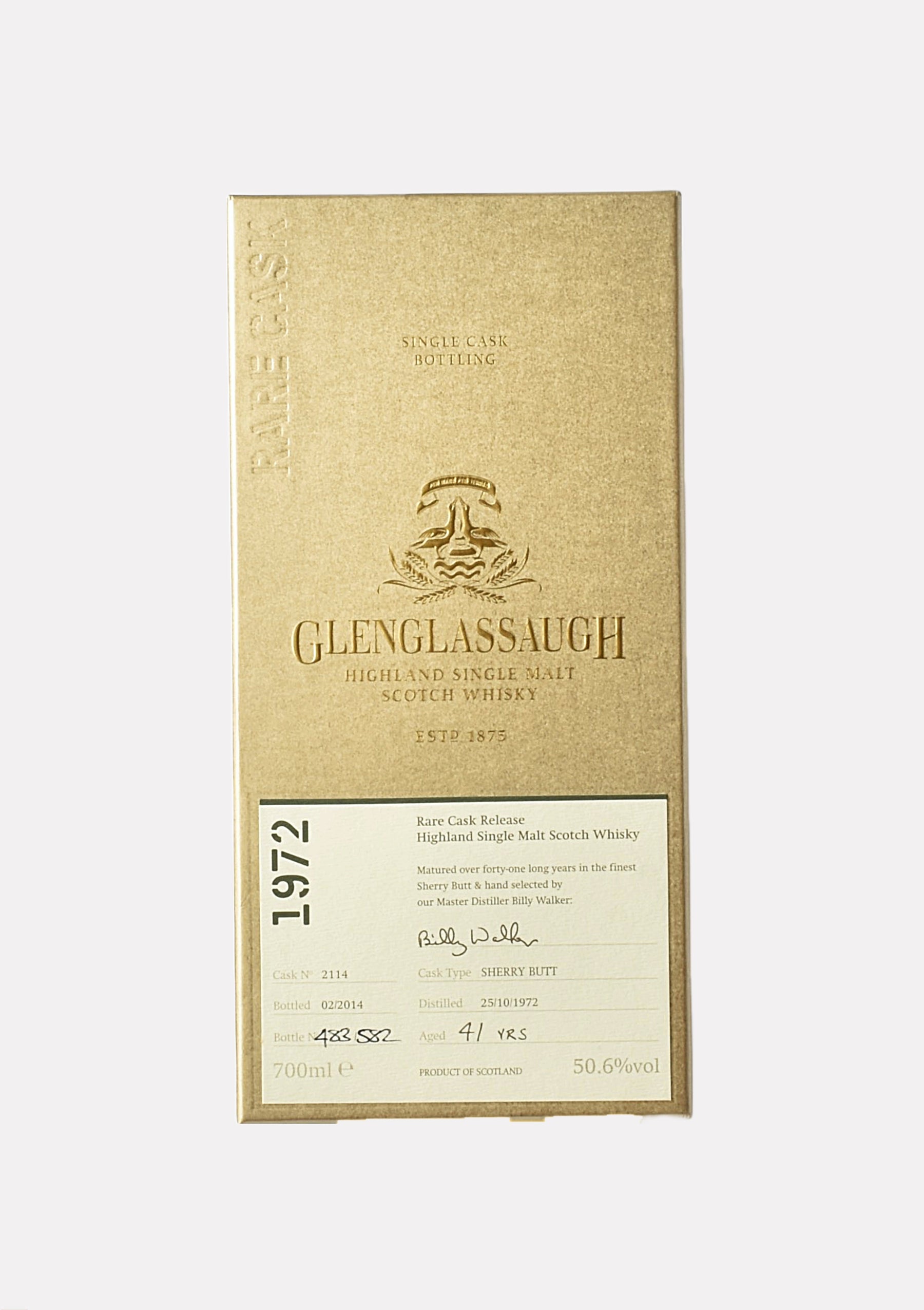 Glenglassaugh 1972- 2014 41 Jahre Batch 1