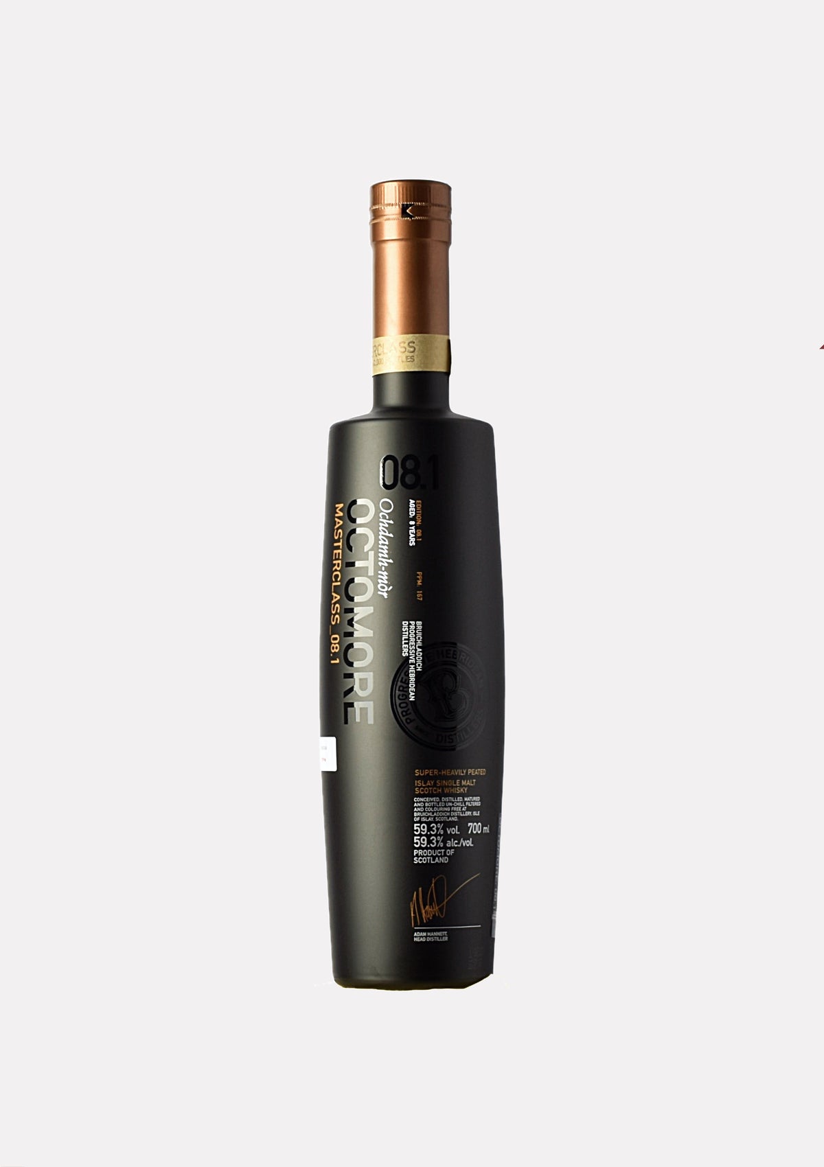 Octomore 2008- 2017 8 Jahre 08.1 167 ppm
