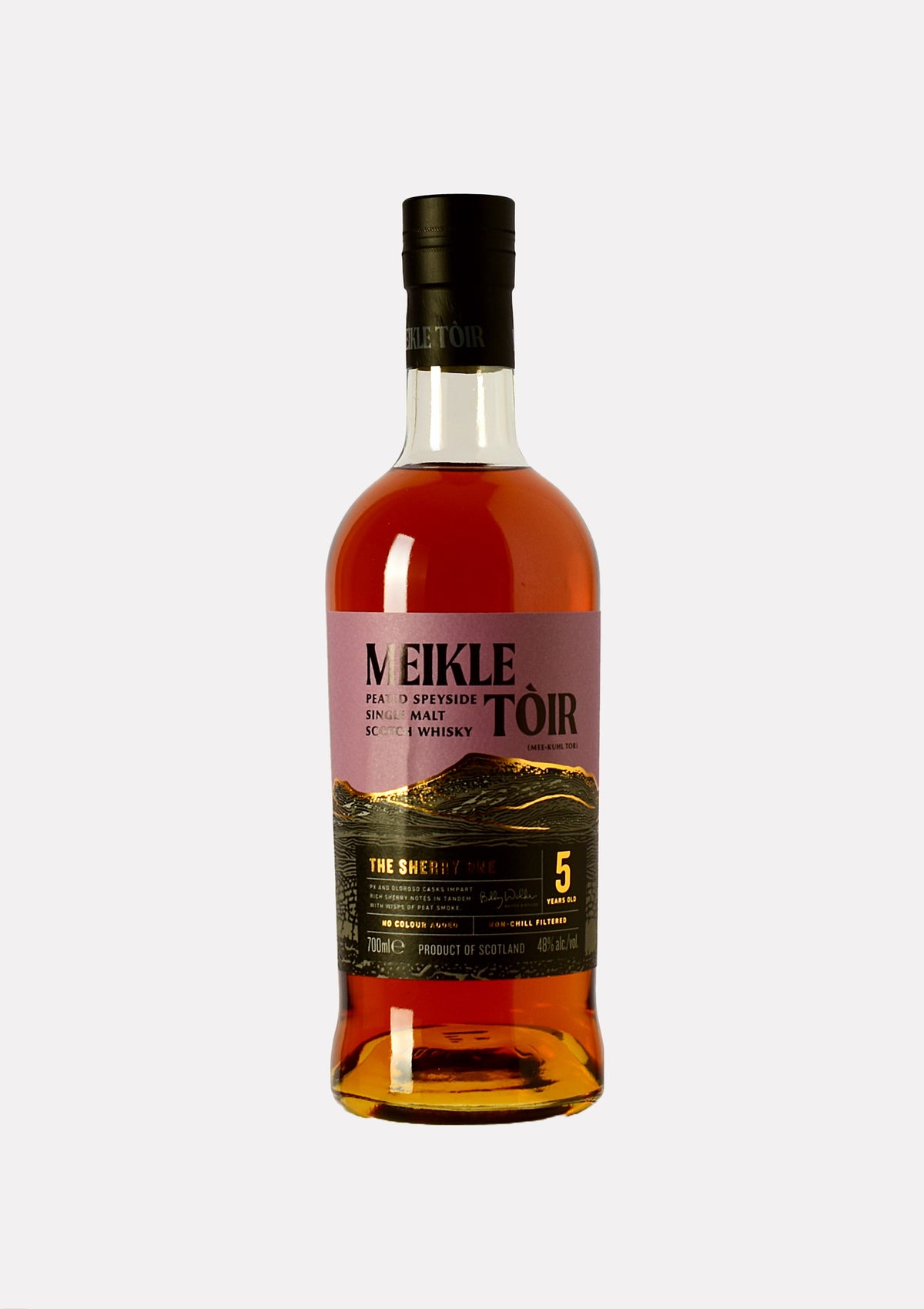 Meikle Toir Peated Speyside Single Malt- The Sherry One 5 Jahre