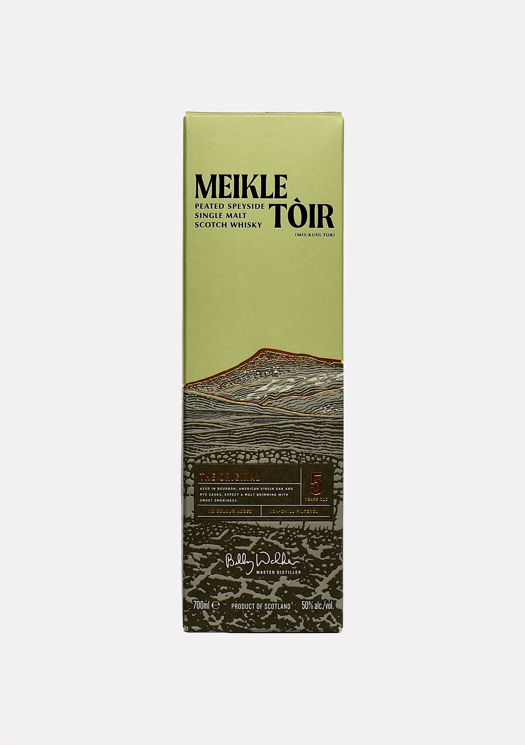 Meikle Toir Peated Speyside Single Malt Whisky- The Orginal 5 Jahre