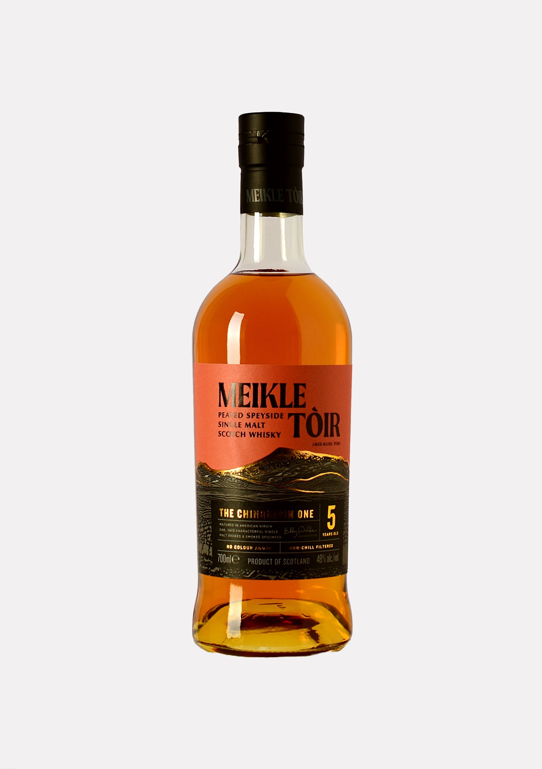 Meikle Toir Peated Speyside Single Malt Whisky- The Chinquapin One 5 Jahre