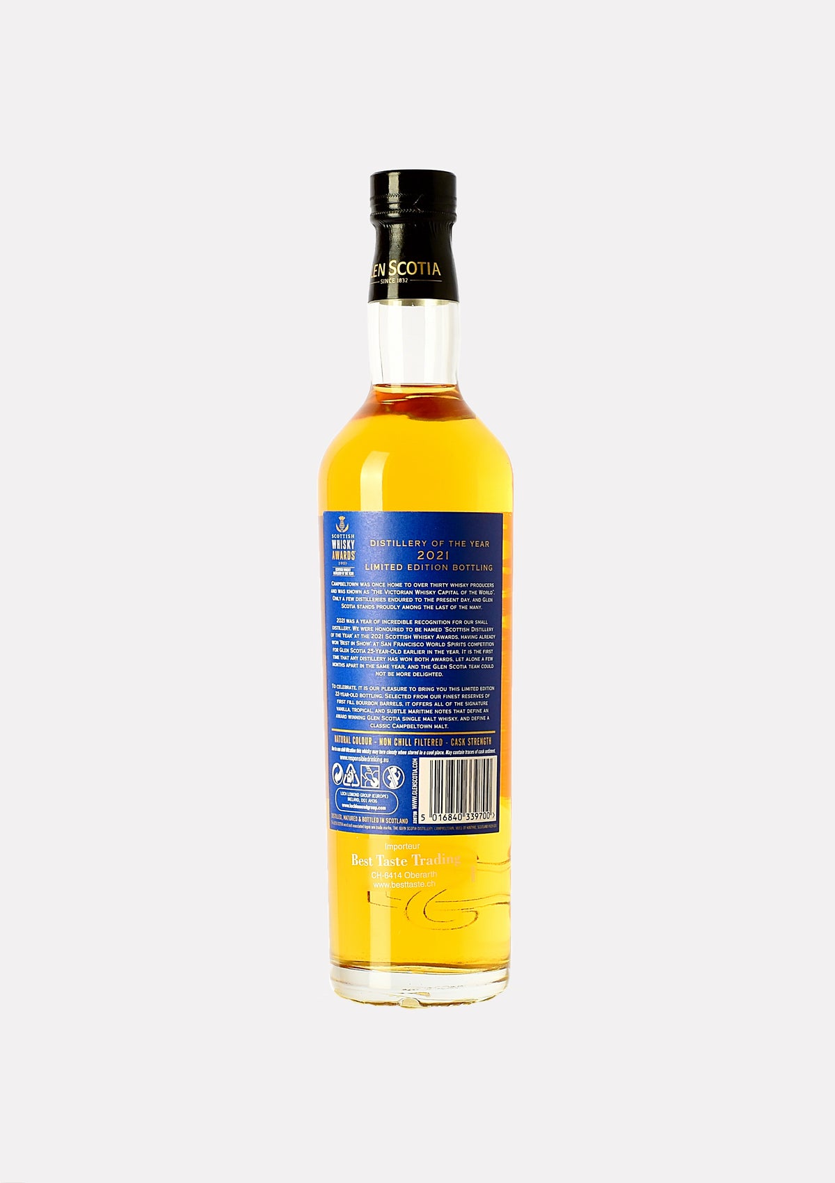 Glen Scotia 1999 22 Jahre Whisky Awards 2021