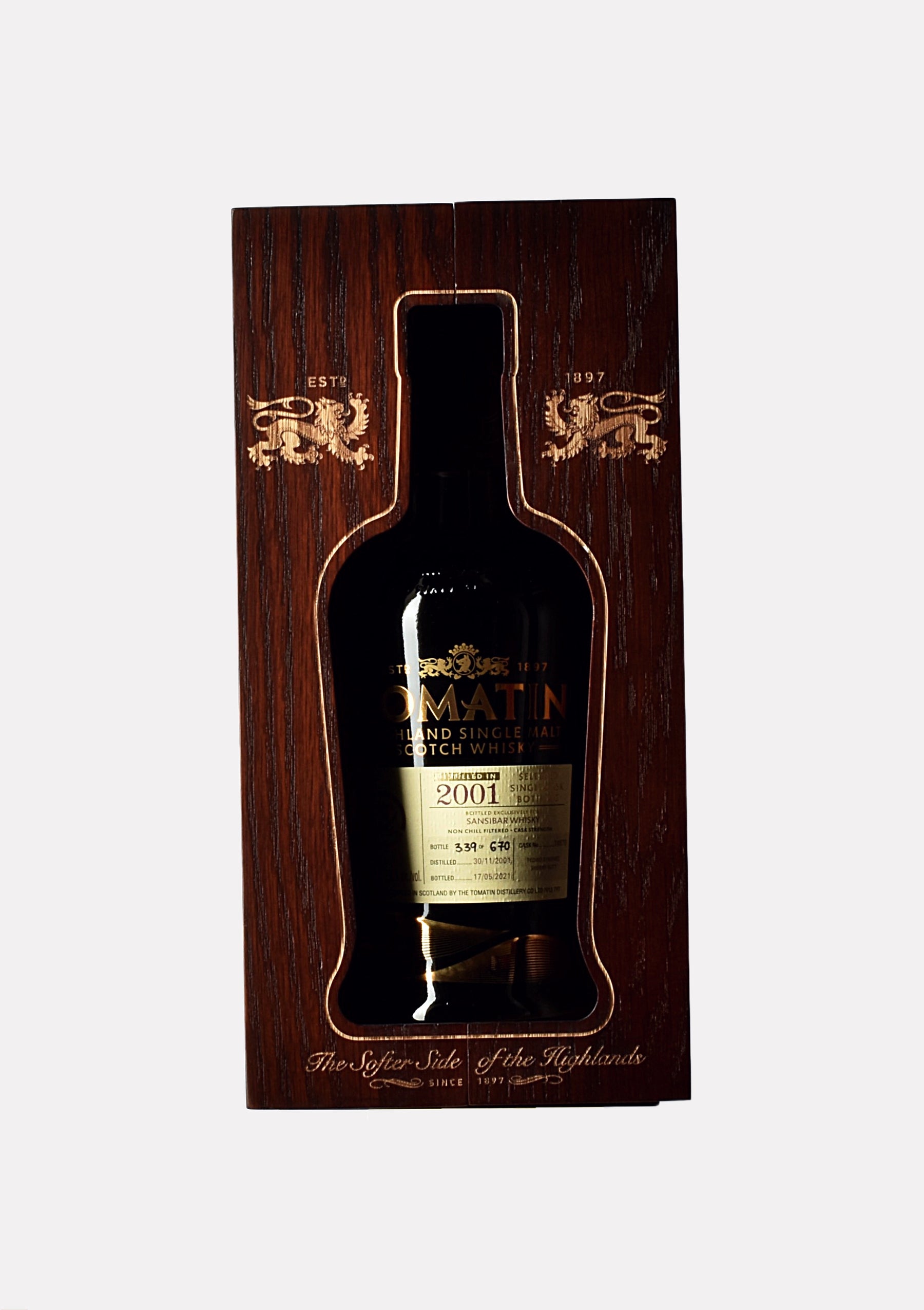 Tomatin 2001- 2021 19 Jahre (Sansibar Whisky 10th Anniversary)