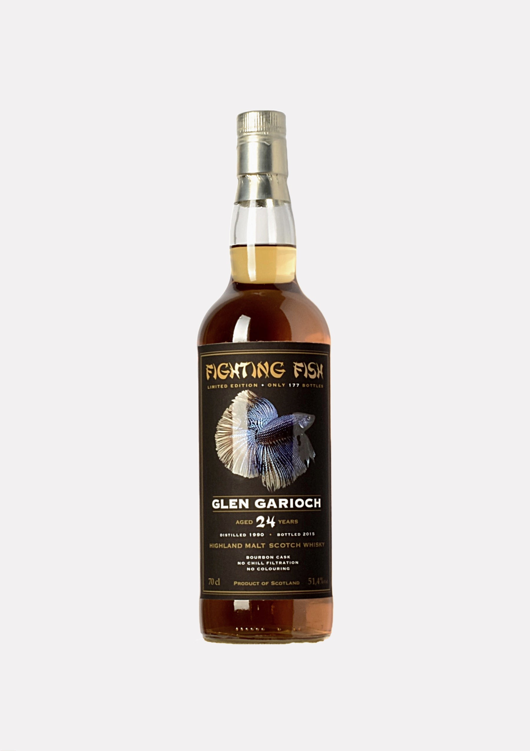 Glen Garioch 1990- 2015 24 Jahre Fighting Fish