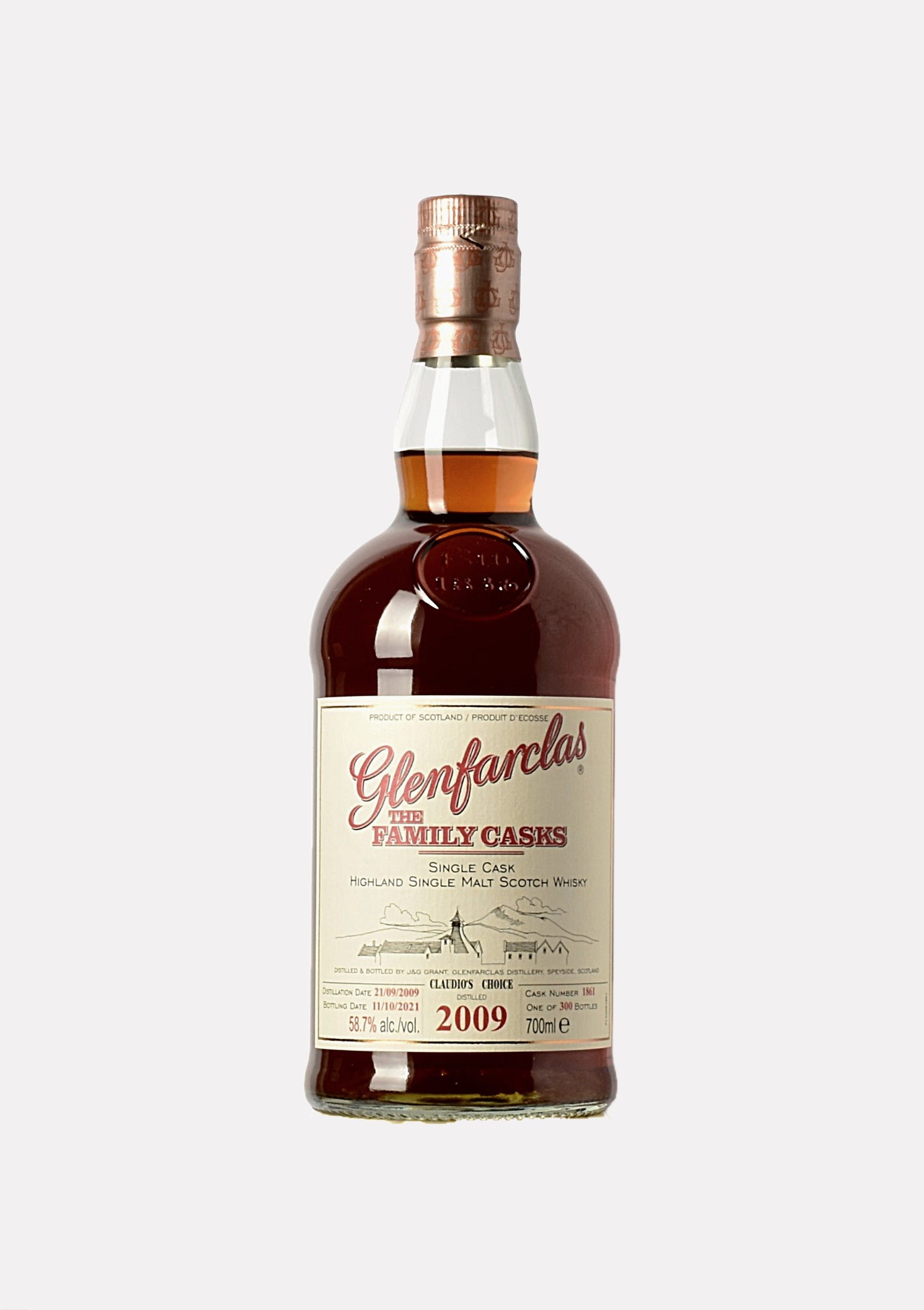 Glenfarclas The Family Casks 2009- 2021 12 Jahre Claudio`s Choice