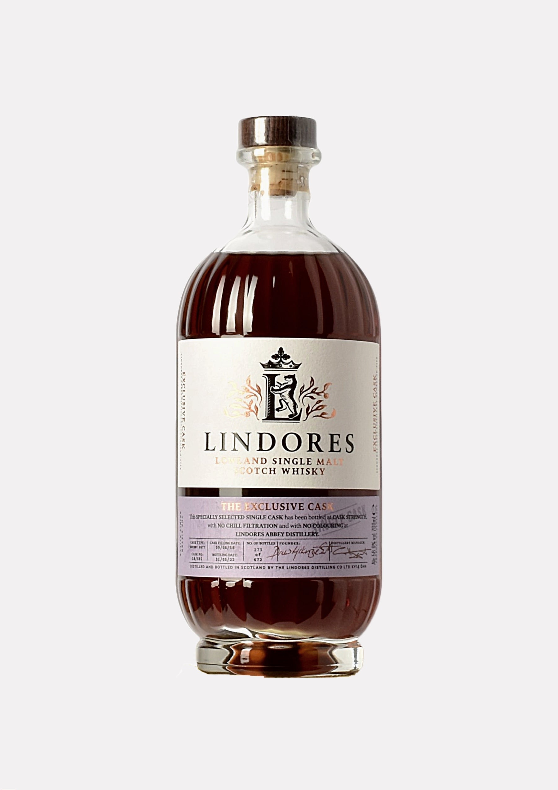 Lindores Abbey The Exclusive Cask 2018- 2022