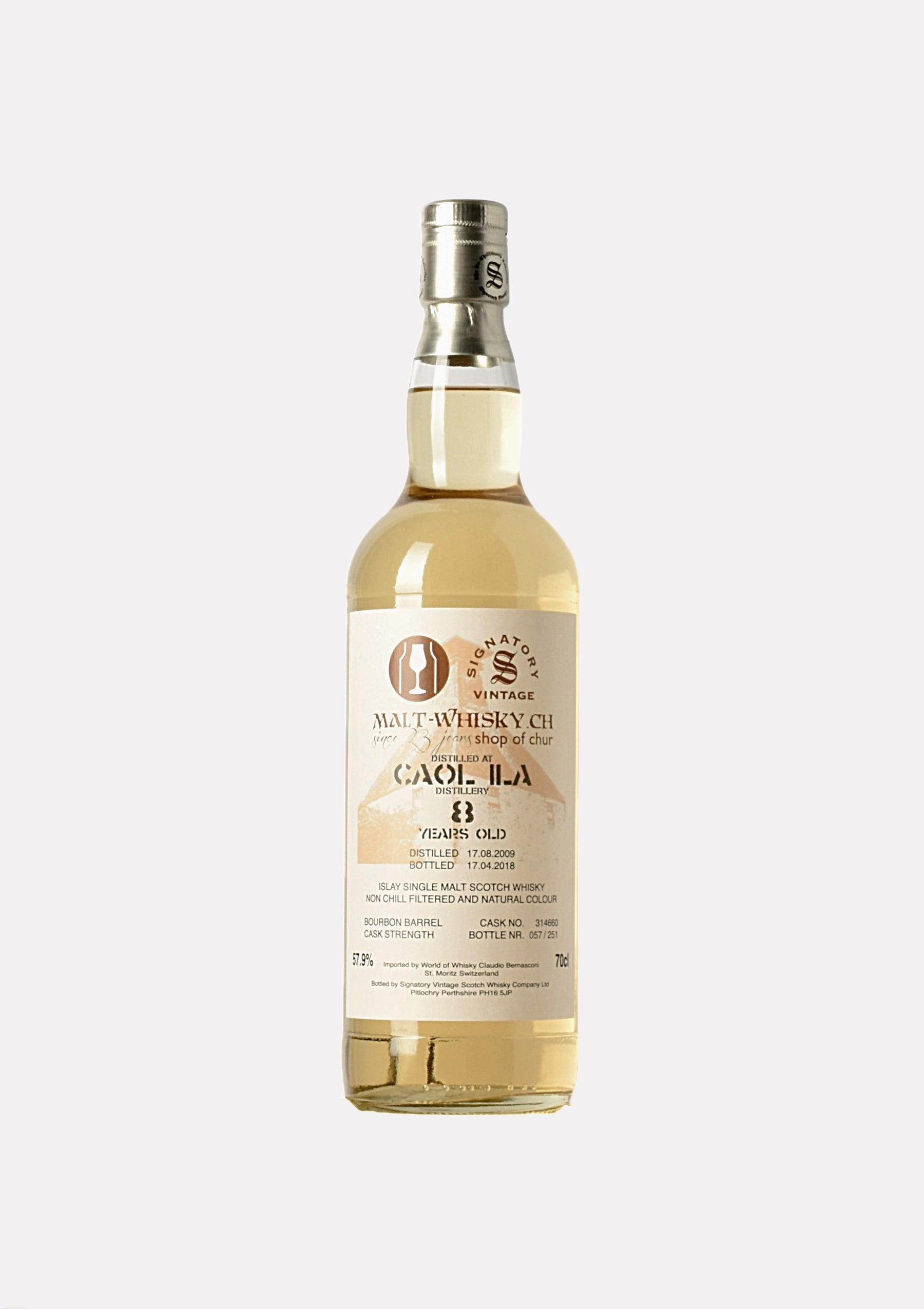 Caol Ila 2009- 2018 8 Jahre