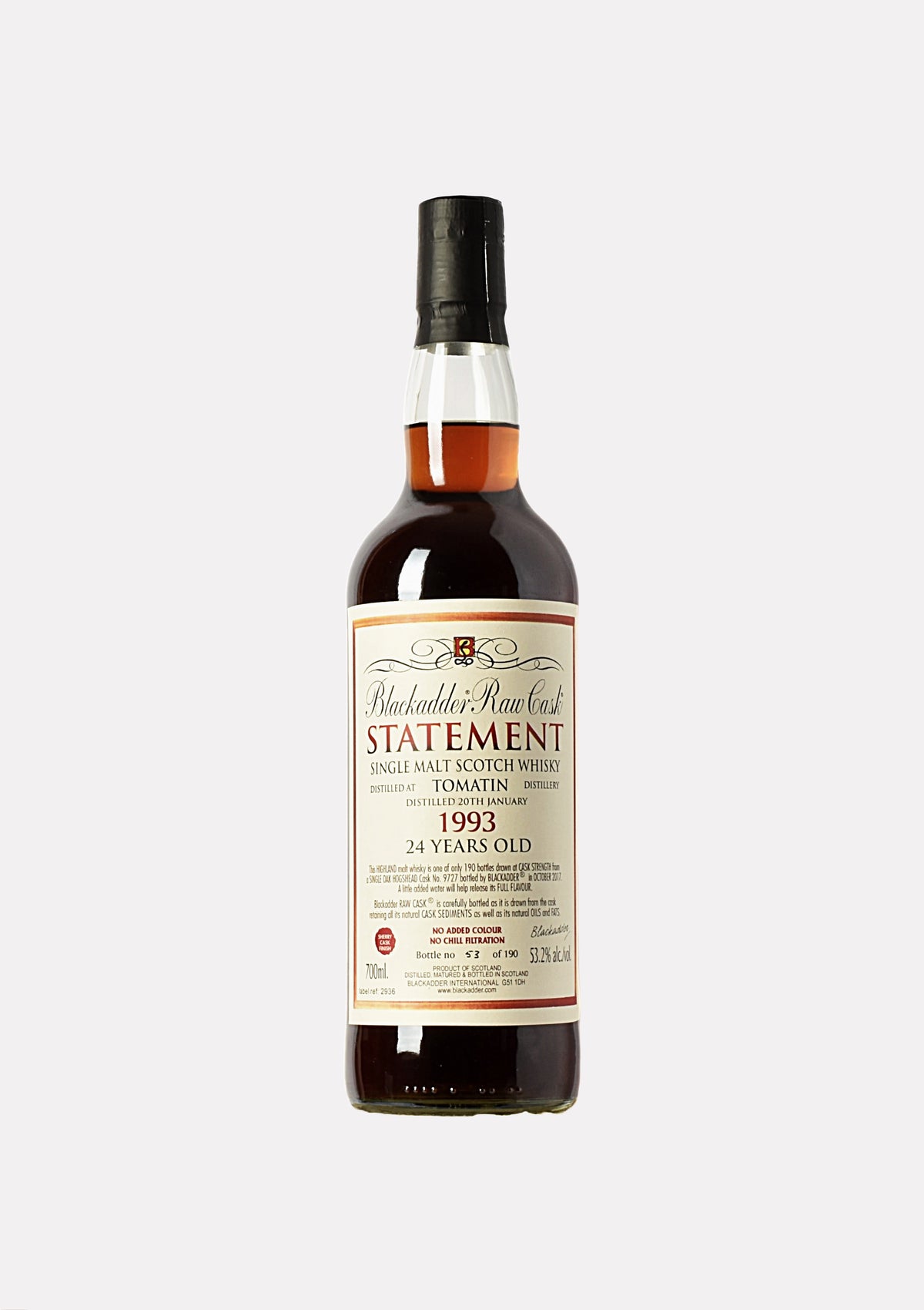 Tomatin 1993- 2017 24 Jahre Raw Cask - Statement - Edition No. 30