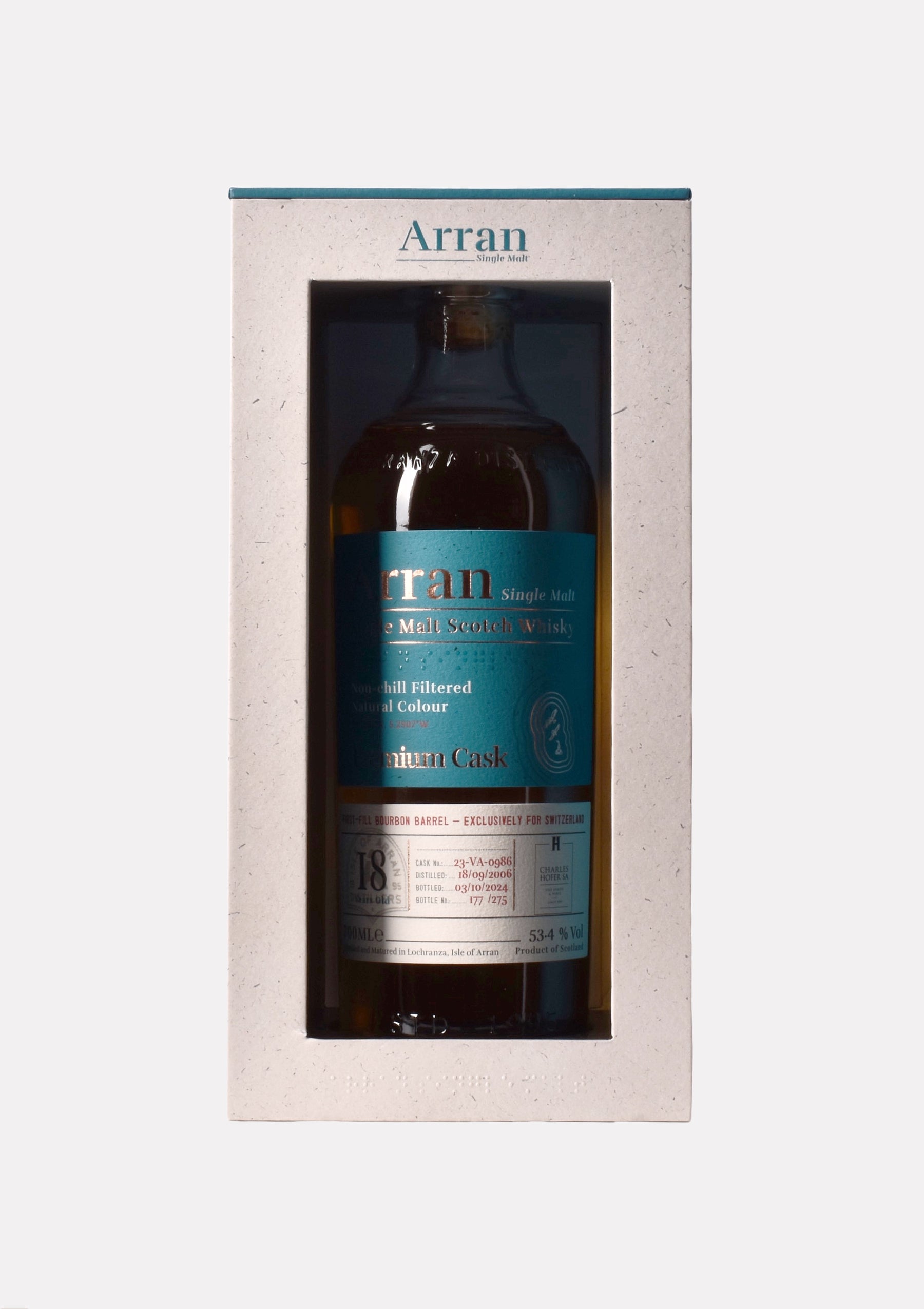 Arran Premium Cask 2006- 2024 18 Jahre