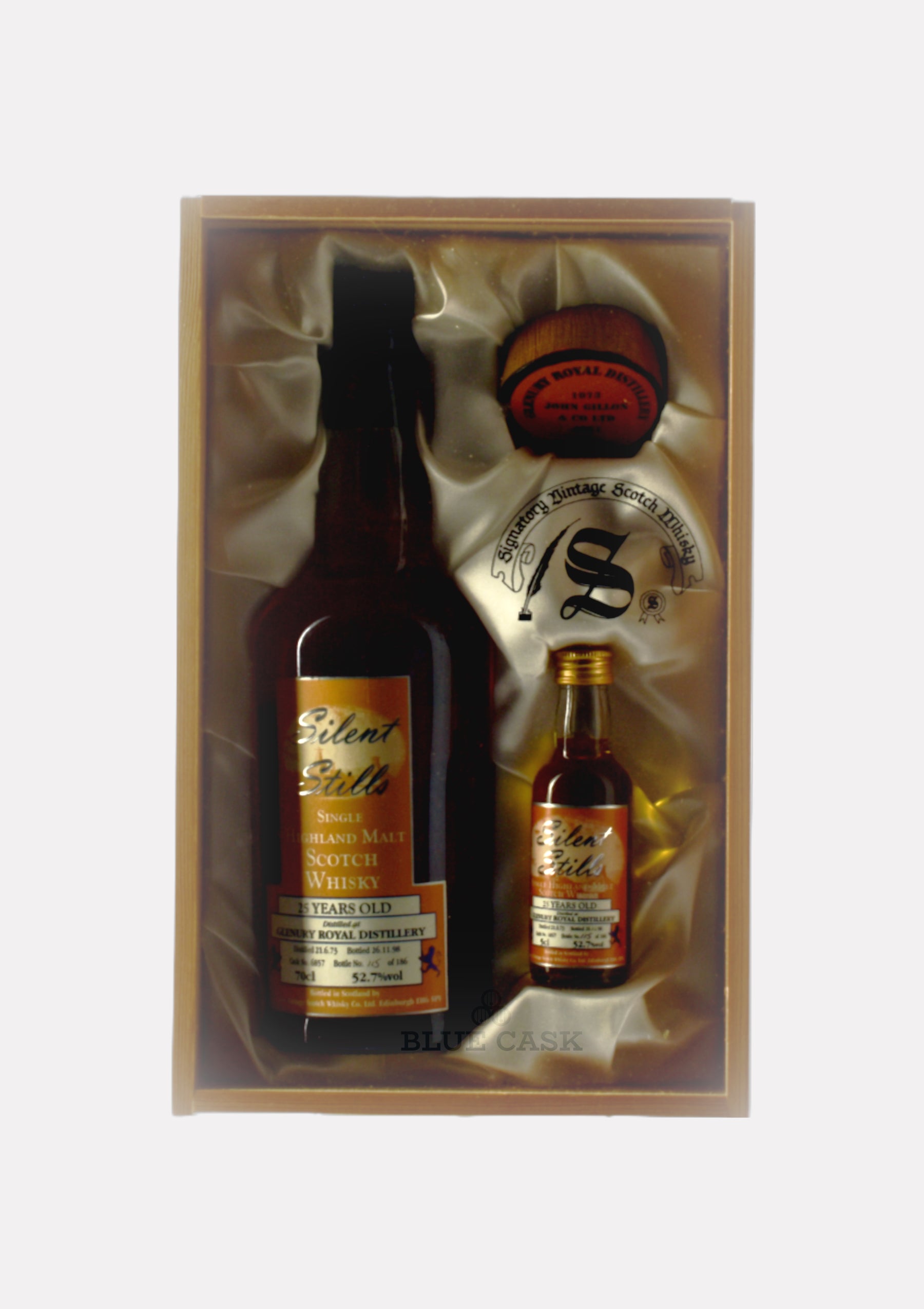 Glenury Royal 1973 25 Jahre Silent Still Cask 6857 with Miniature