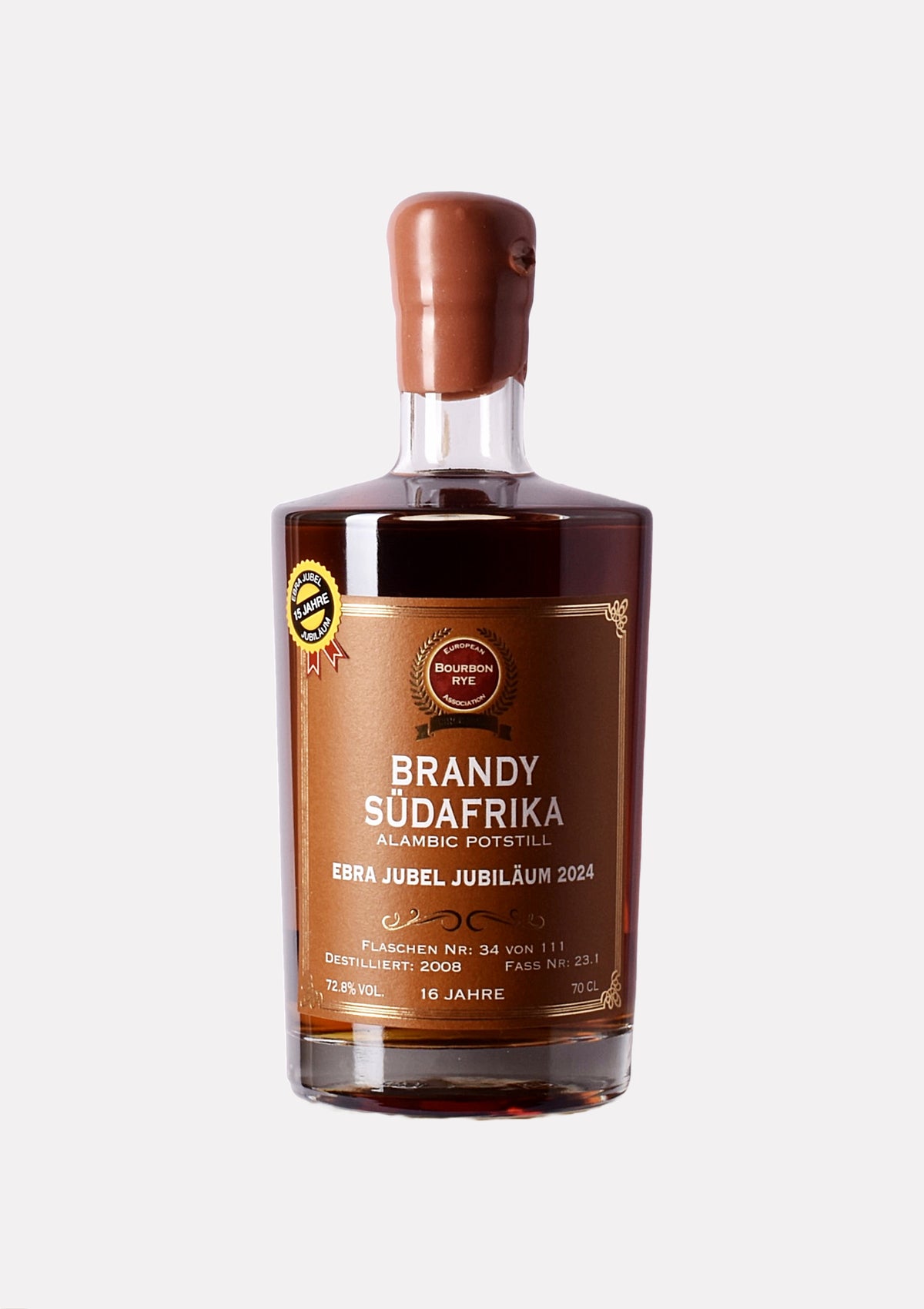 EBRA Brandy Südafrika Alambic Potstill EBRA Jubiläum 2008- 2024 16 Jahre 23.1 (Nur zur Abholung möglich)