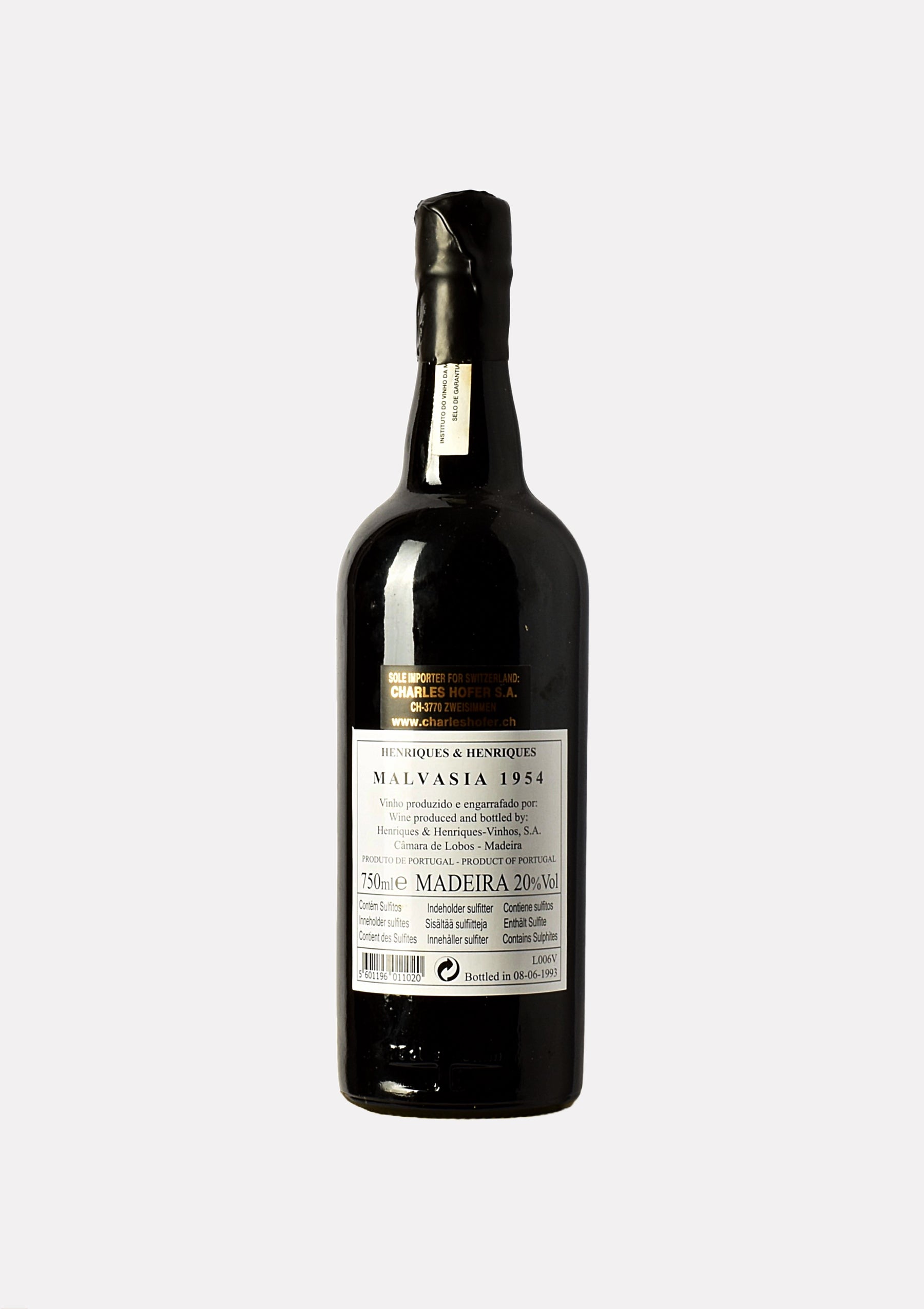 Henriques & Henriques Malvasia Madeira 1954