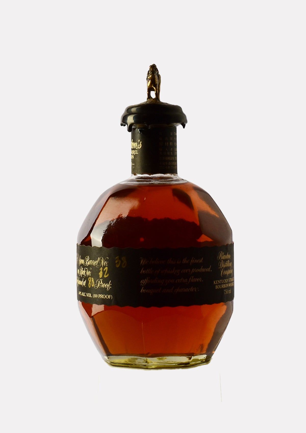 Blanton`s Single Barrel Special Reserve B:9.13.2011/ BN:38 „T“