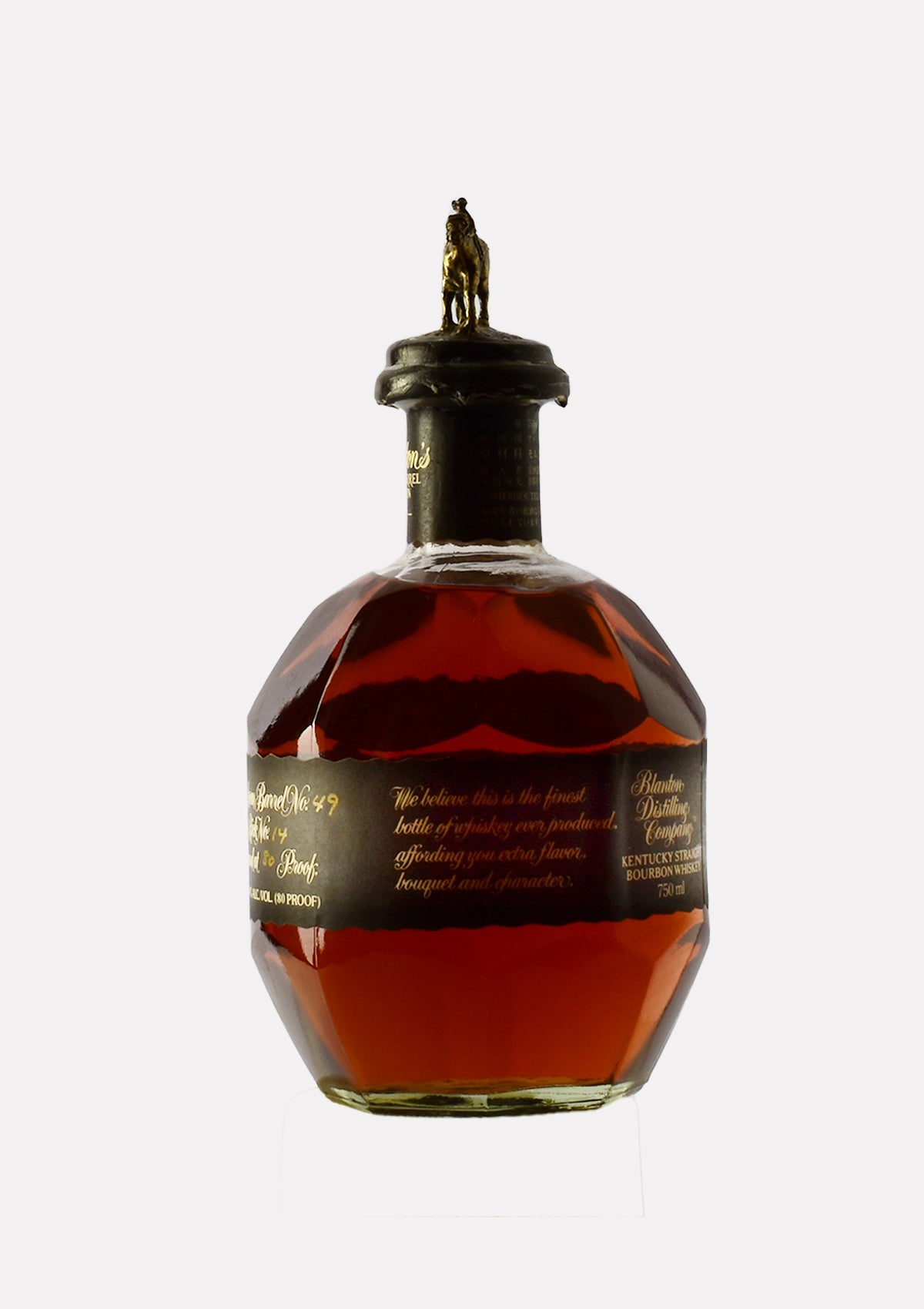 Blanton`s Single Barrel Special Reserve B:9.15.2006/ BN:49 „S“