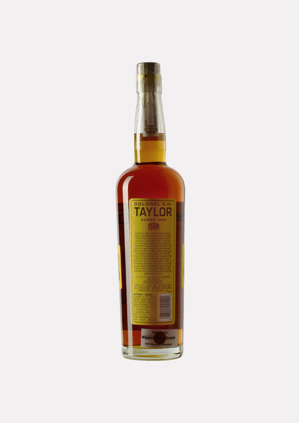 Colonel E.H Taylor Cured Oak Bourbon Whiskey