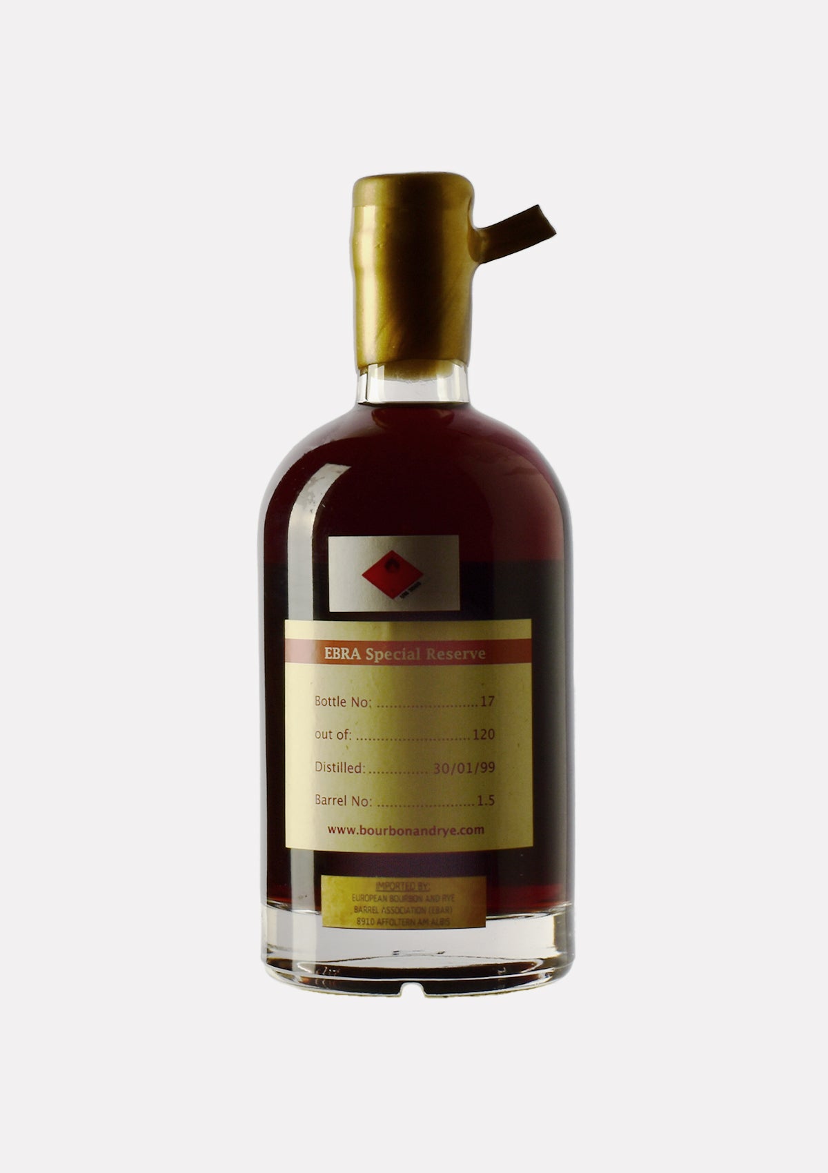 EBRA Straight Bourbon Whiskey 1.5
