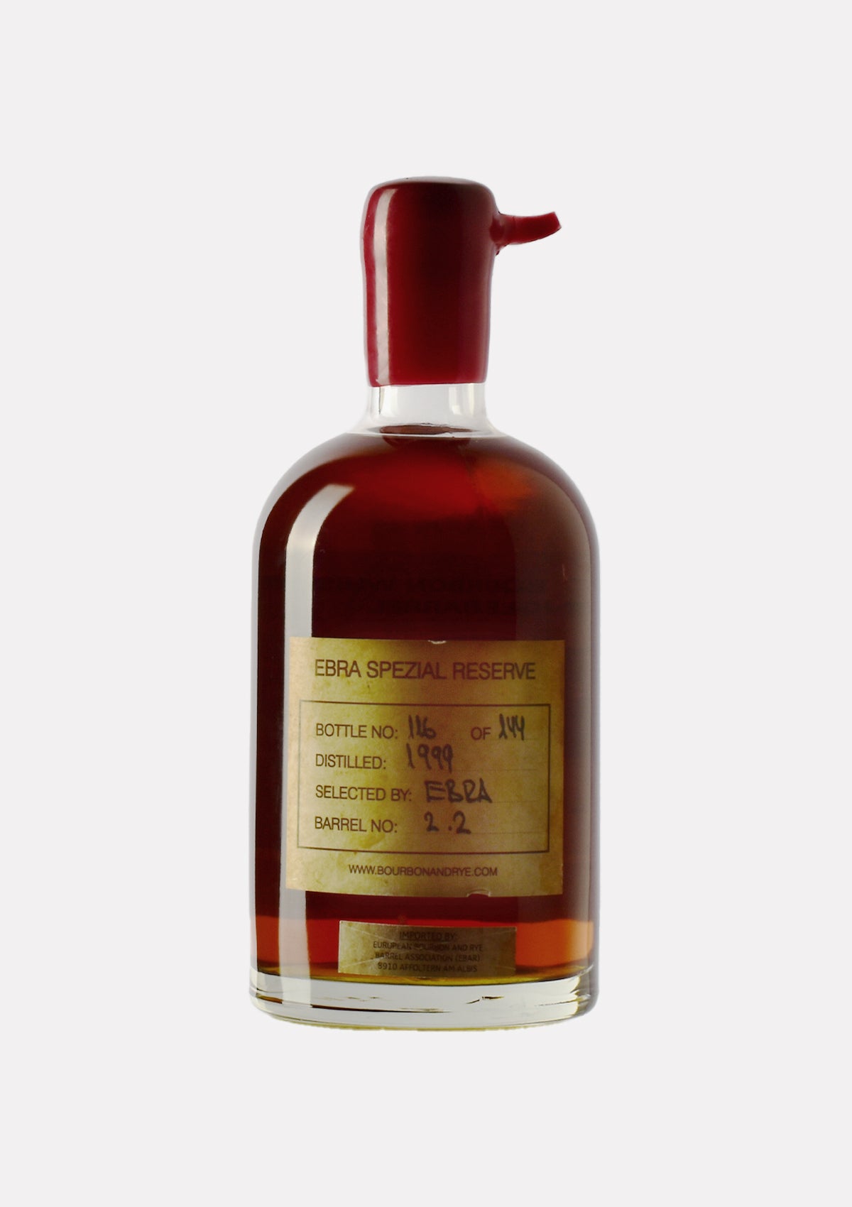 EBRA Straight Bourbon Whiskey 2.2