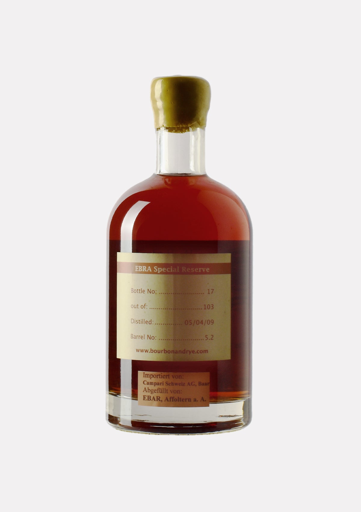 EBRA Wild Turkey Straight Bourbon Whiskey 5.2